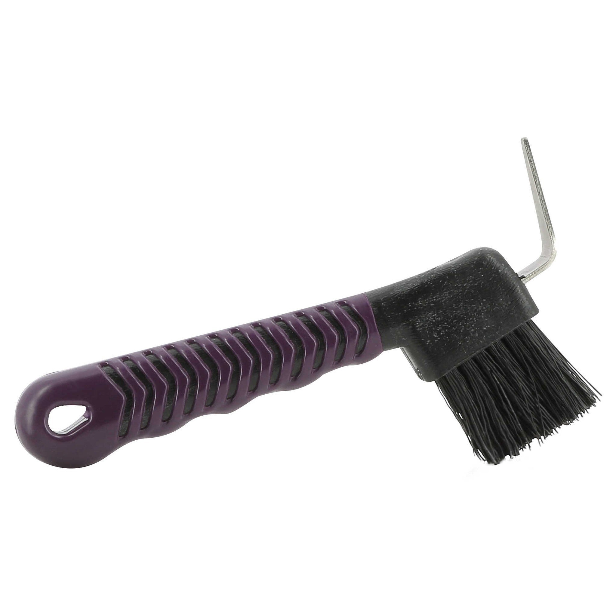 Hippo-Tonic "Soft Hand" hoof pick brush Purple/black 700089152