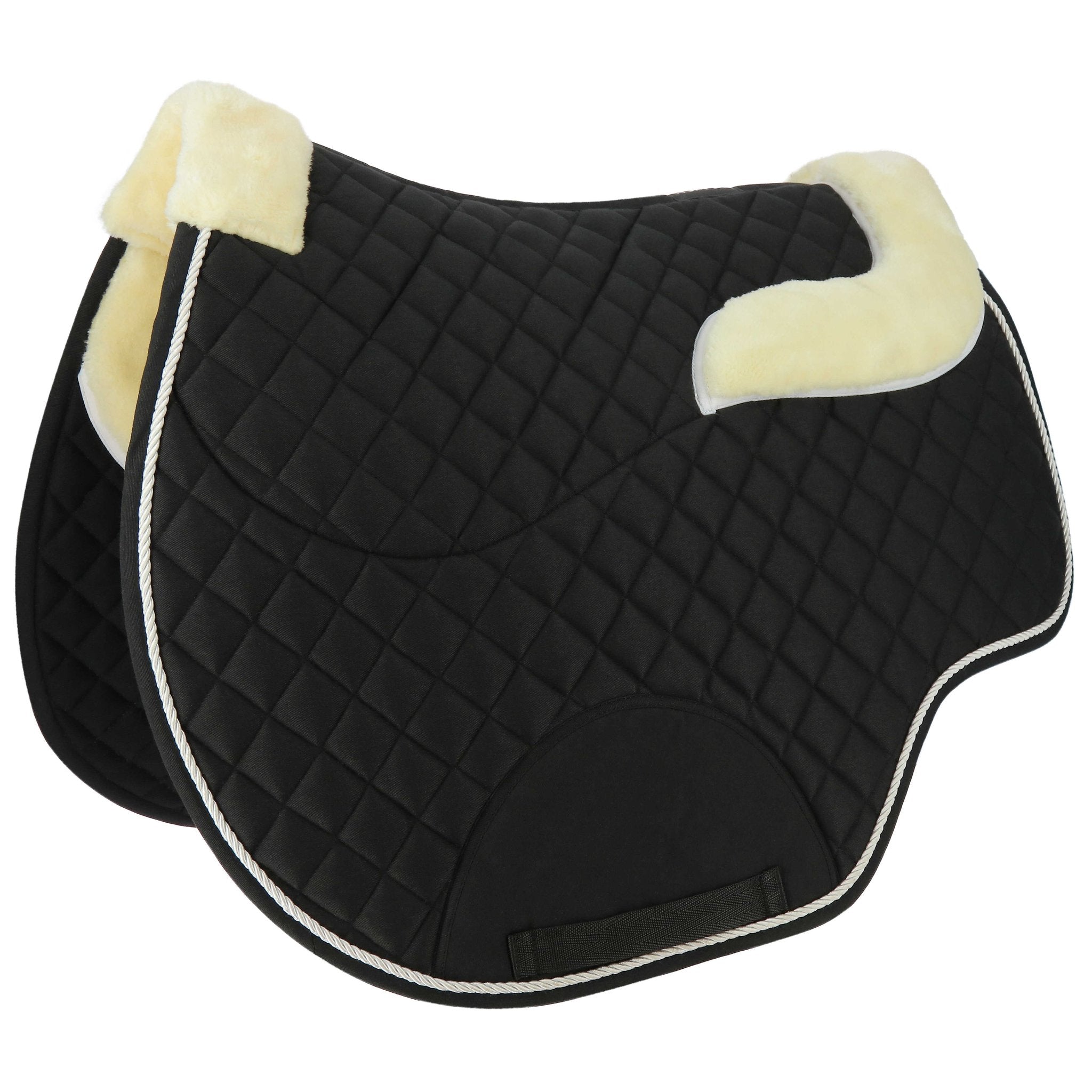 RIDING WORLD Saddle Pad/Half Pad Black - 204026002_packshot_1