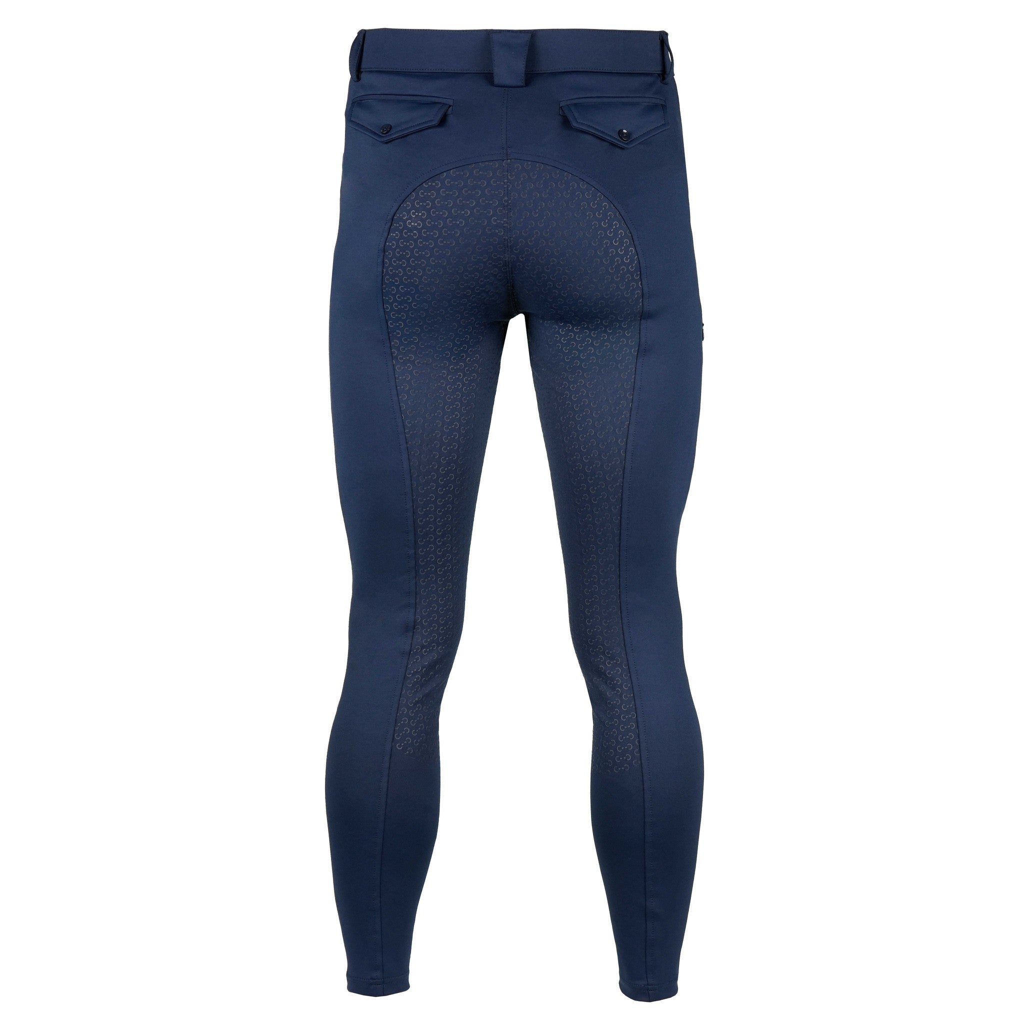 Riding World River Silicone Seat Breeches - Men Navy blue 989406738