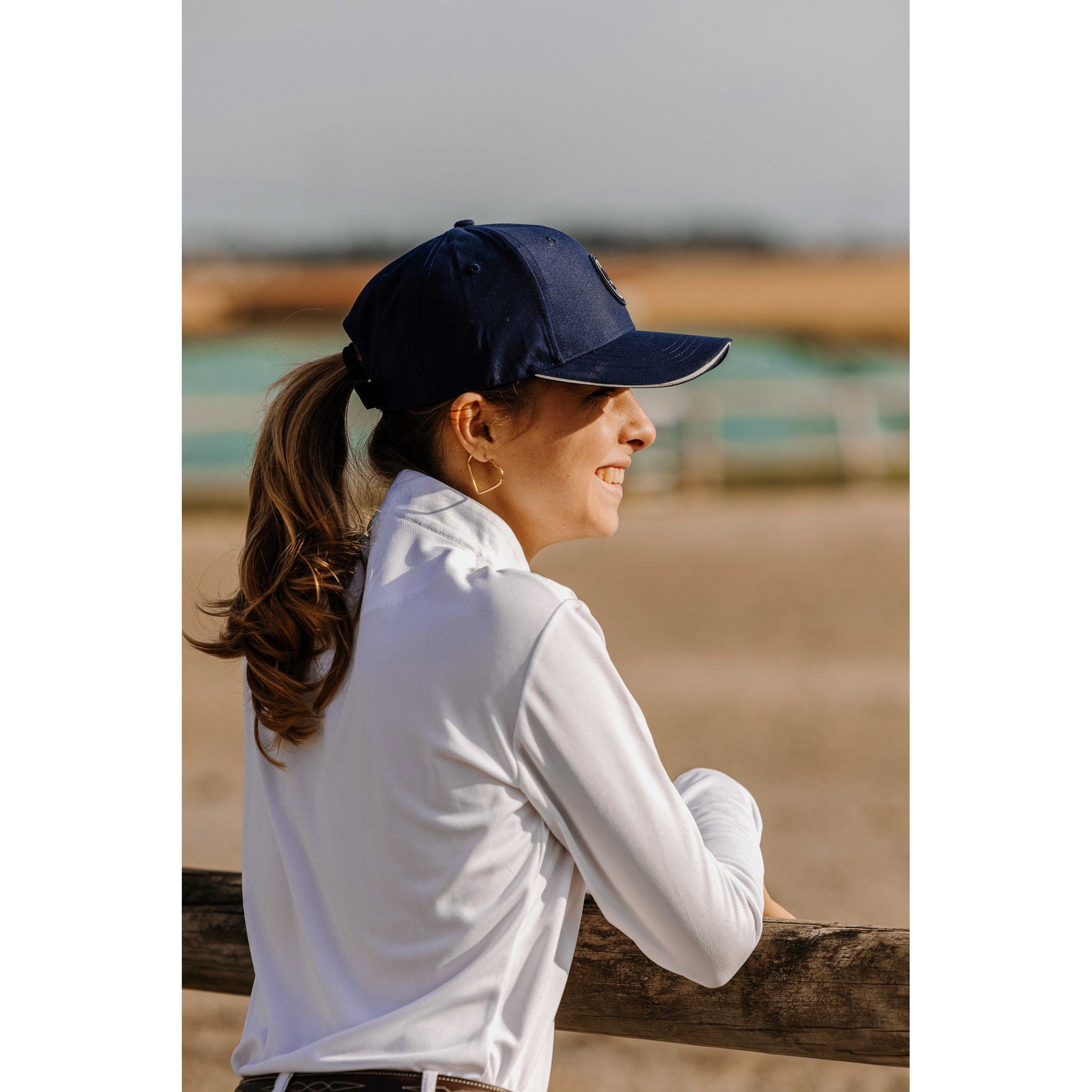 EQUITHÈME Buffy Show Poloshirt - Ladies White 962092012