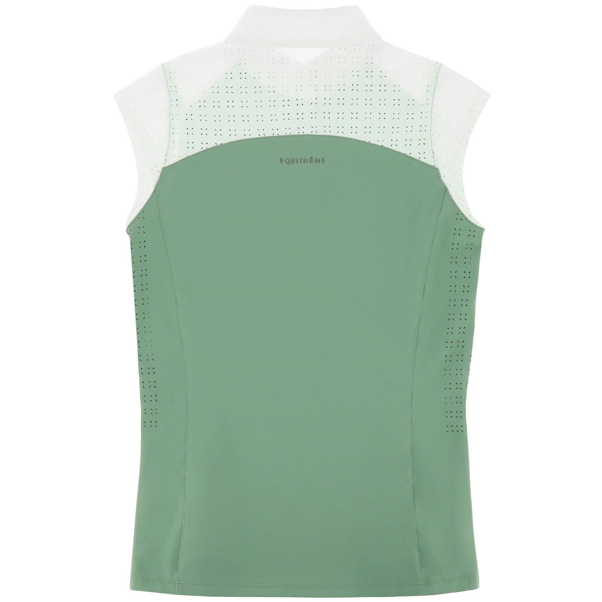 EQUITHÈME Sleeveless Show Polo – Judith - Light green - 962134472_packshot_2