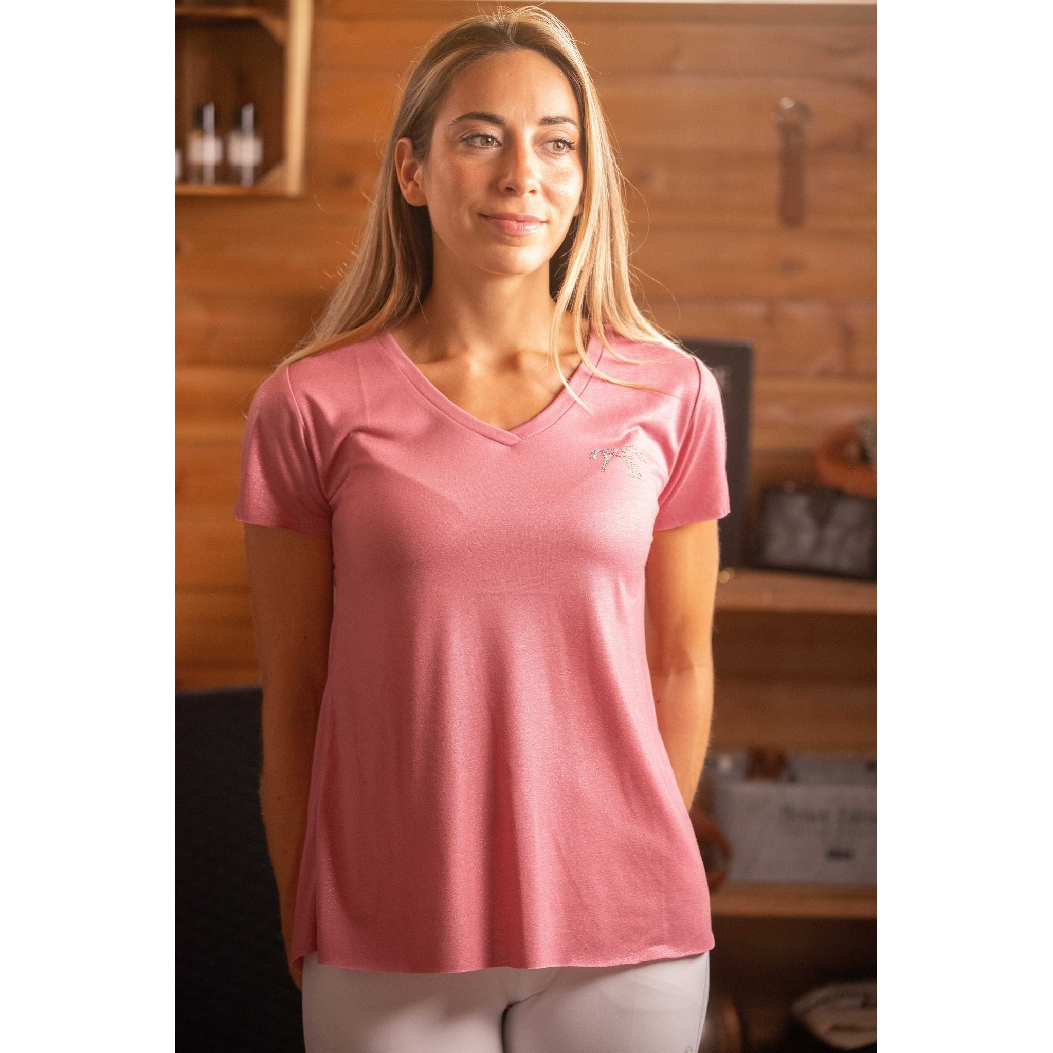 Penelope Juline T-Shirt - Women's Raspberry - 963419350_ambi_1