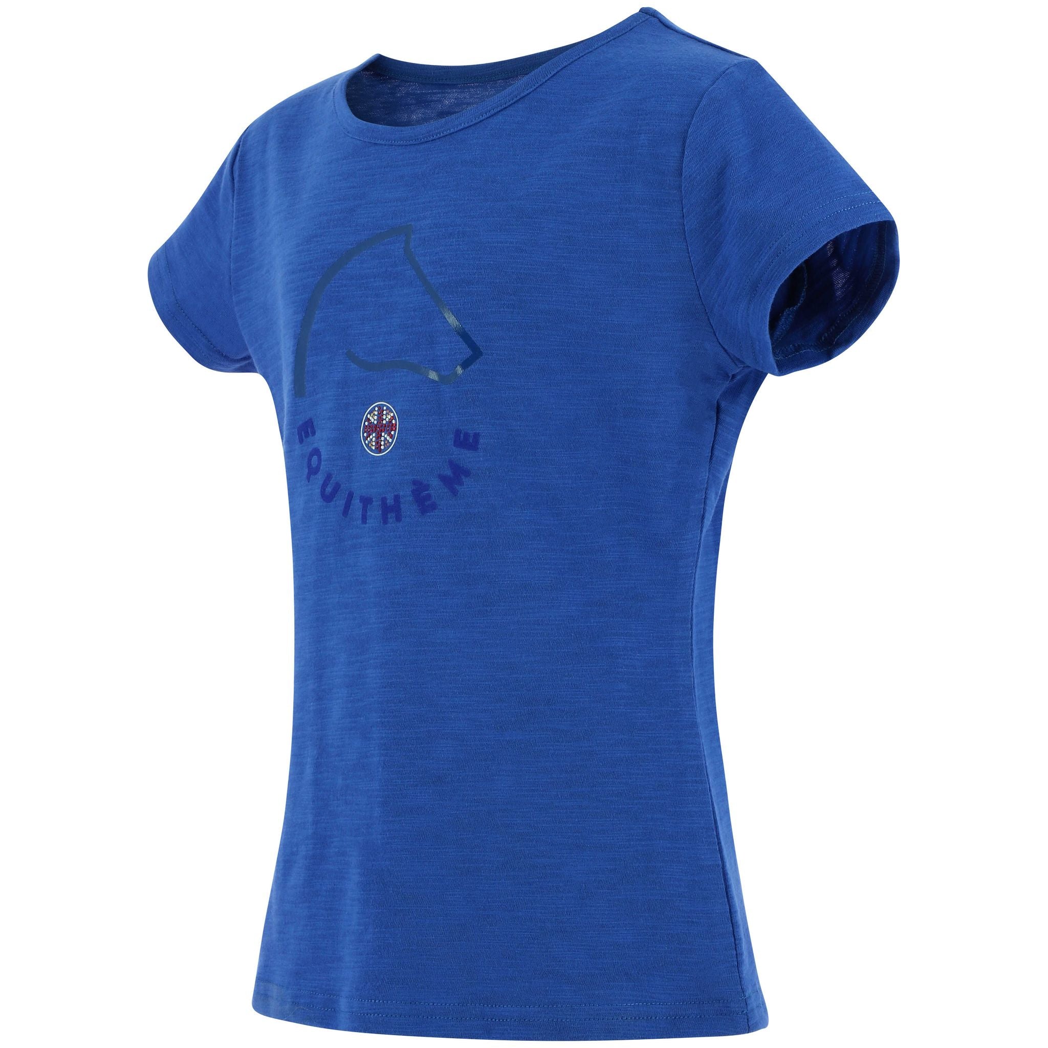 EQUITHÈME Claire T-shirt - Kids - Blue - 963069610_packshot_2