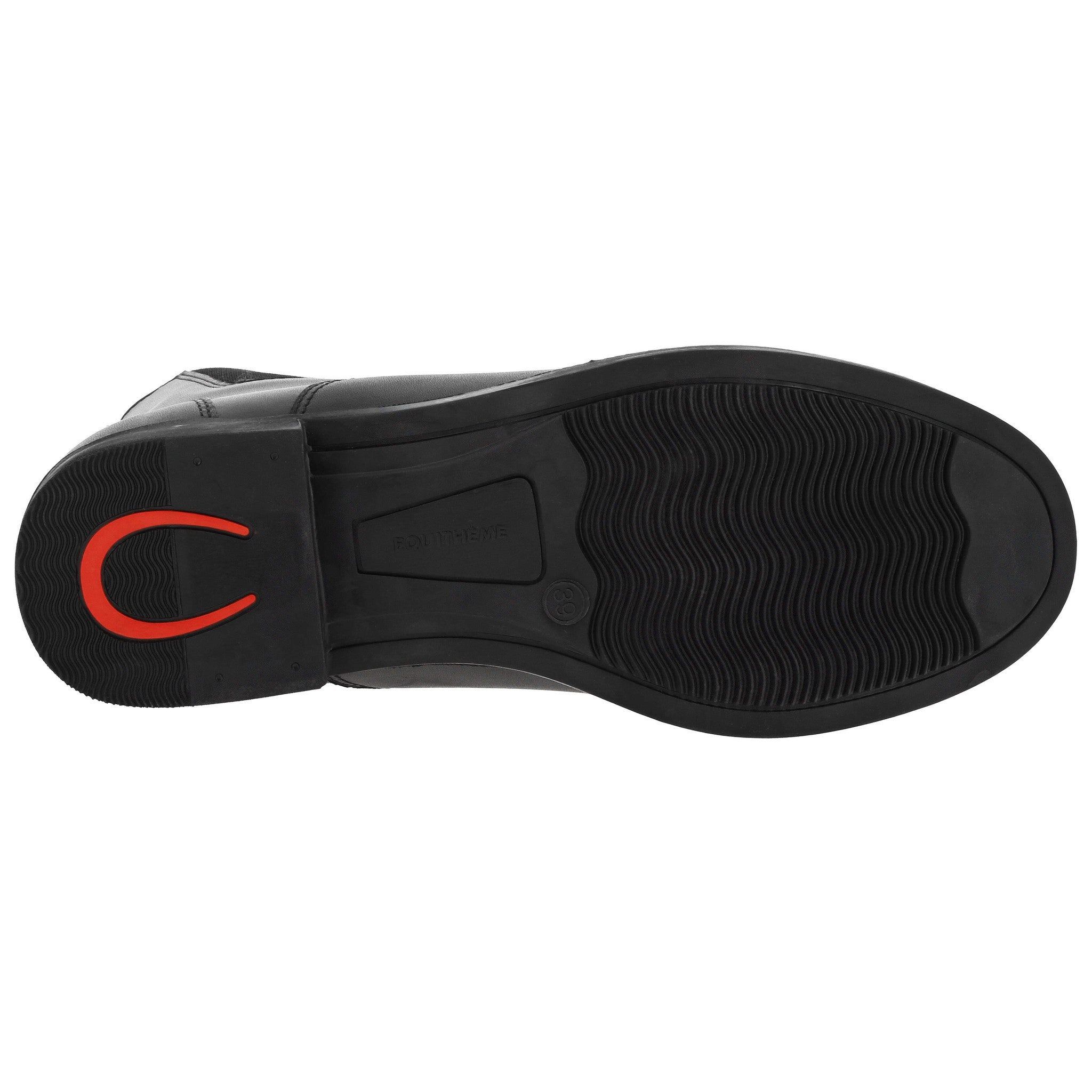 EQUITHÈME Dermo Dry waxed boots with elastics Black 914060039