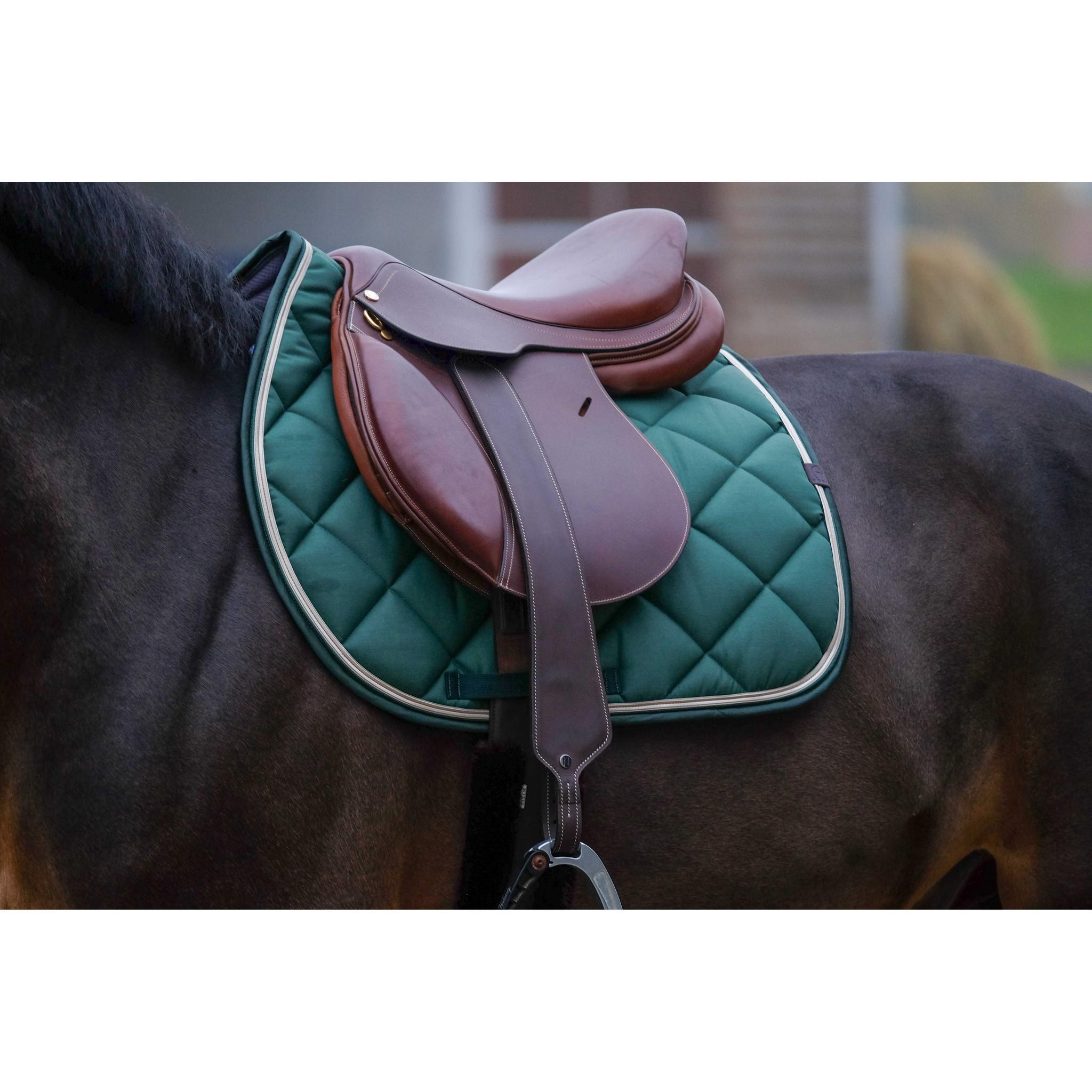 EQUITHÈME Classic Saddle pad - All purpose Dark green 204773008