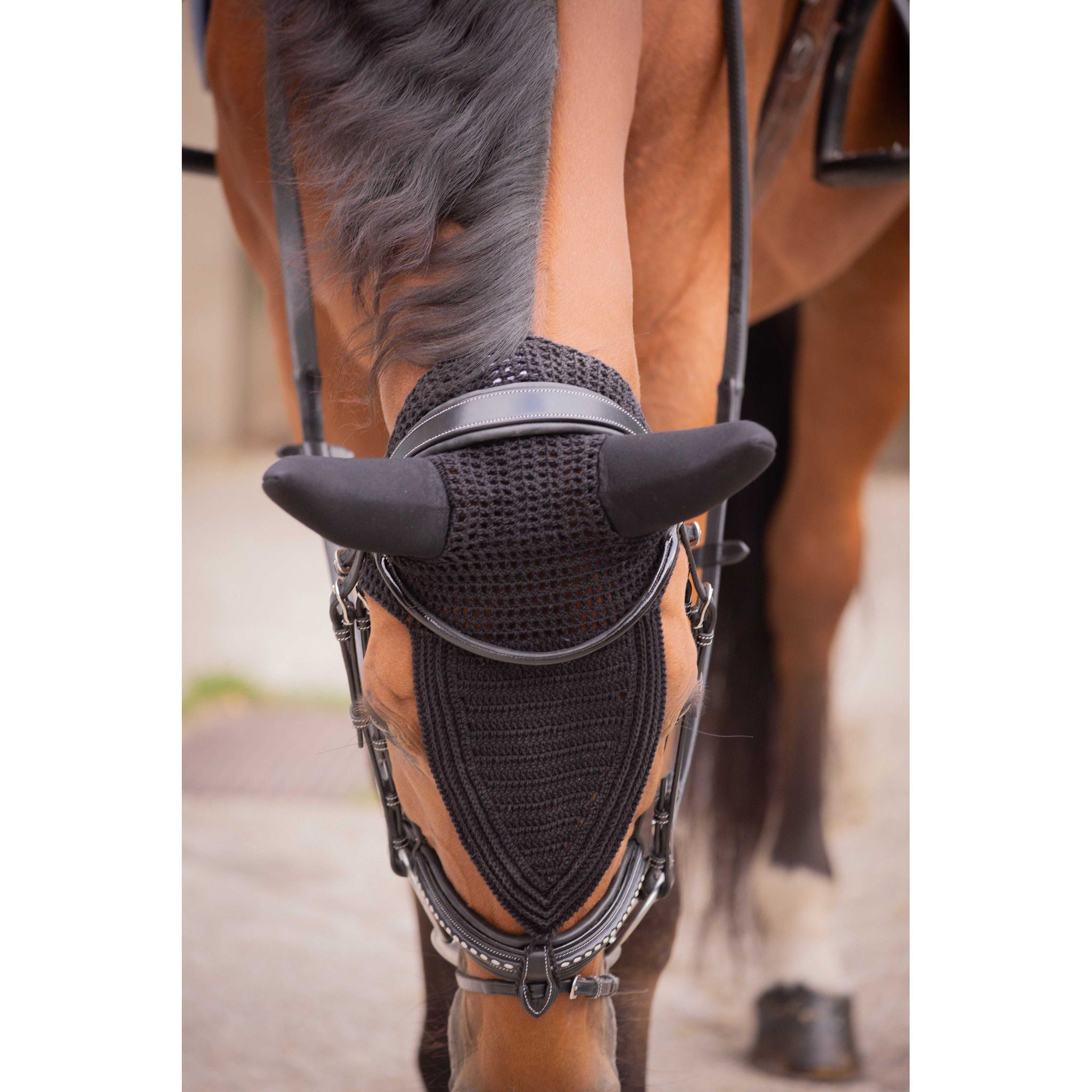 Paddock Sports Soundless Long Fly Veil Black 306907102