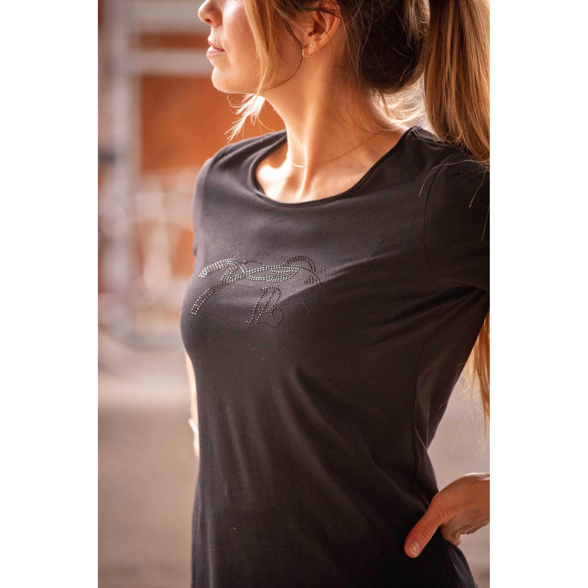 Pénélope Iconic Strass T-Shirt - Ladies Black 963417021