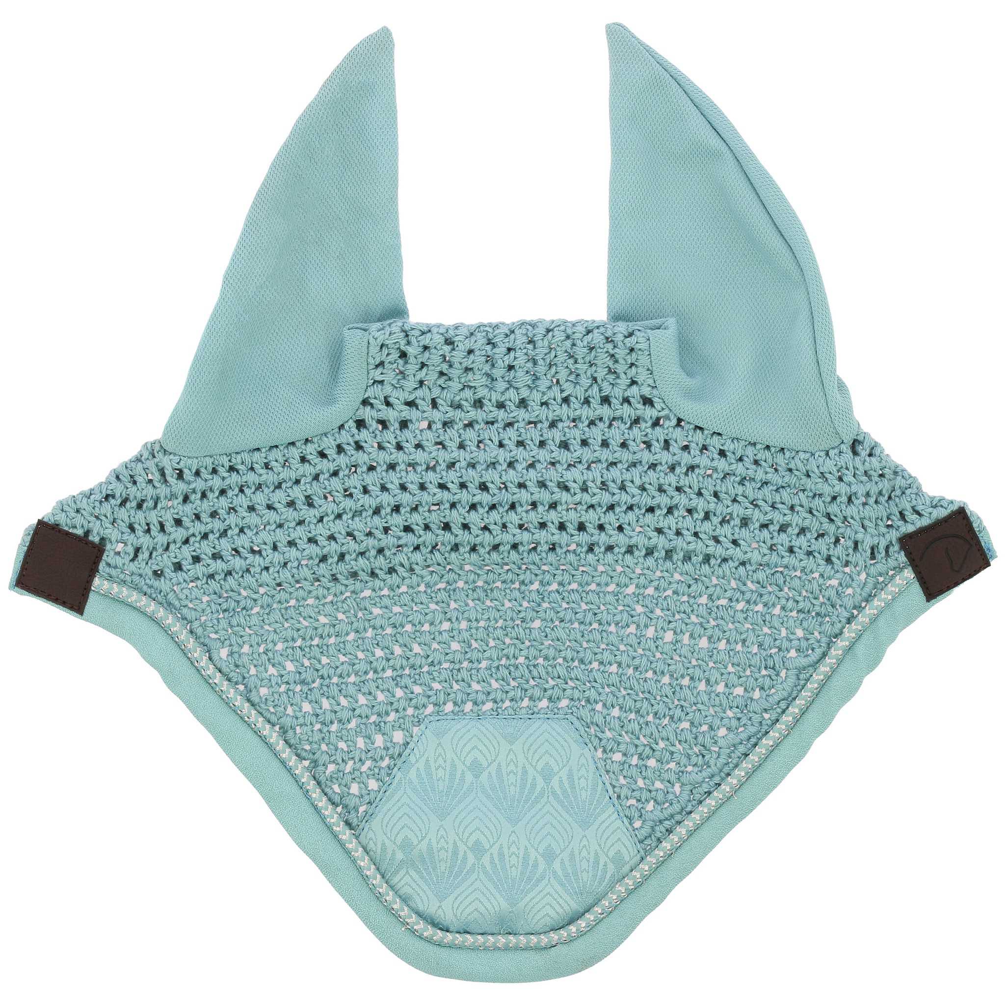 EQUITHÈME Brocart fly veil Light blue 306881012