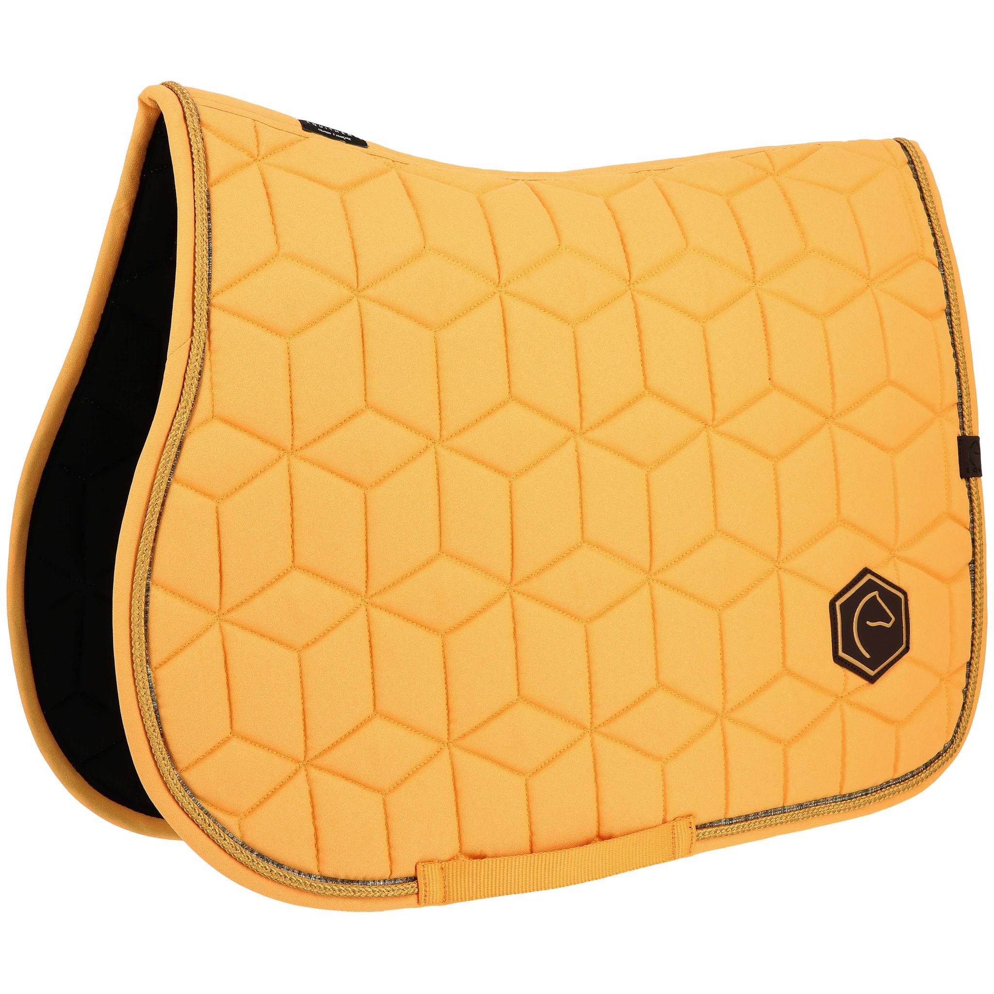 EQUITHÈME Hexalight saddle pad - All purpose Yellow 204004010