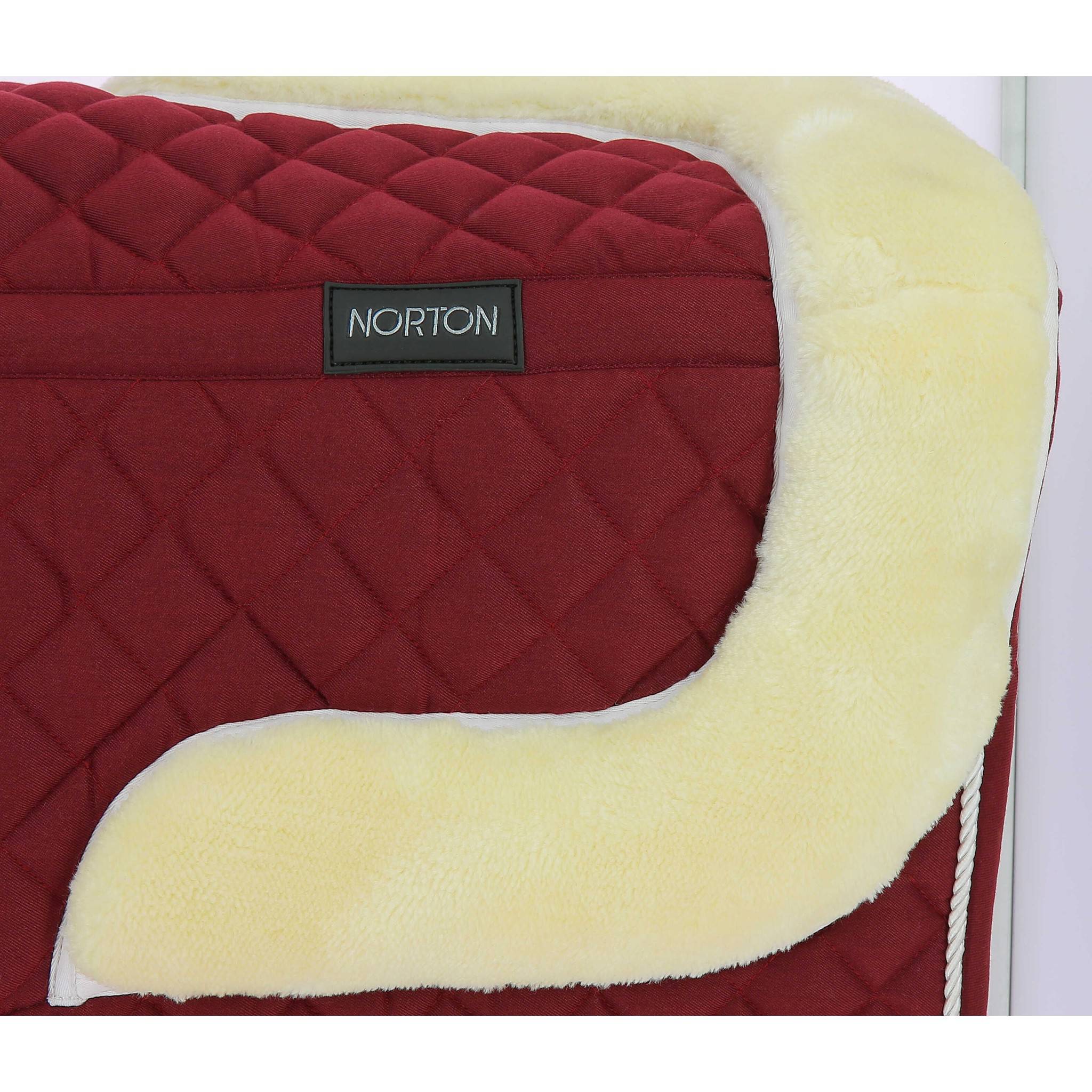 Norton Saddle pad/back pad - All purpose Burgundy 204384033