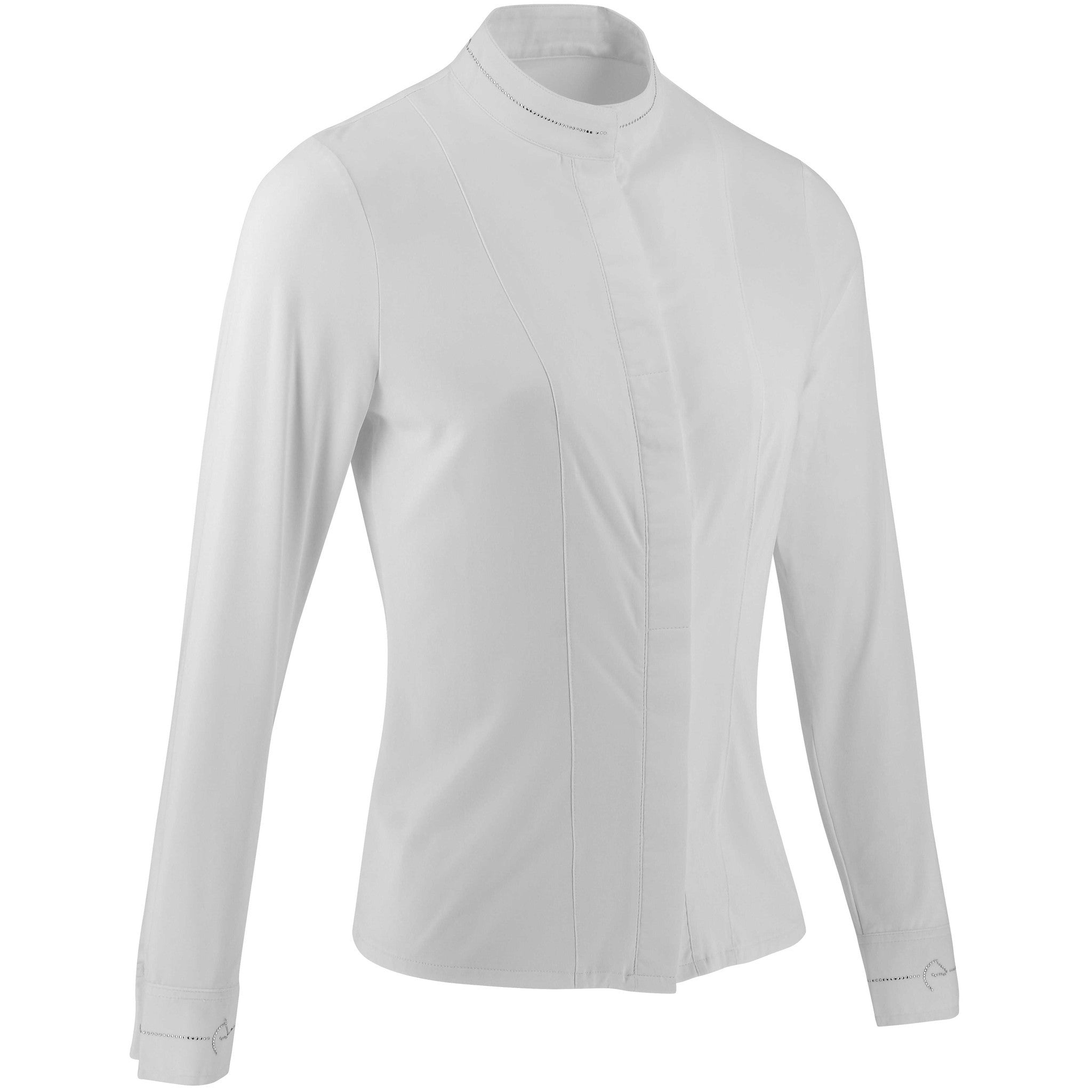 EQUITHÈME Julia Show Shirt - Ladies White 962099012