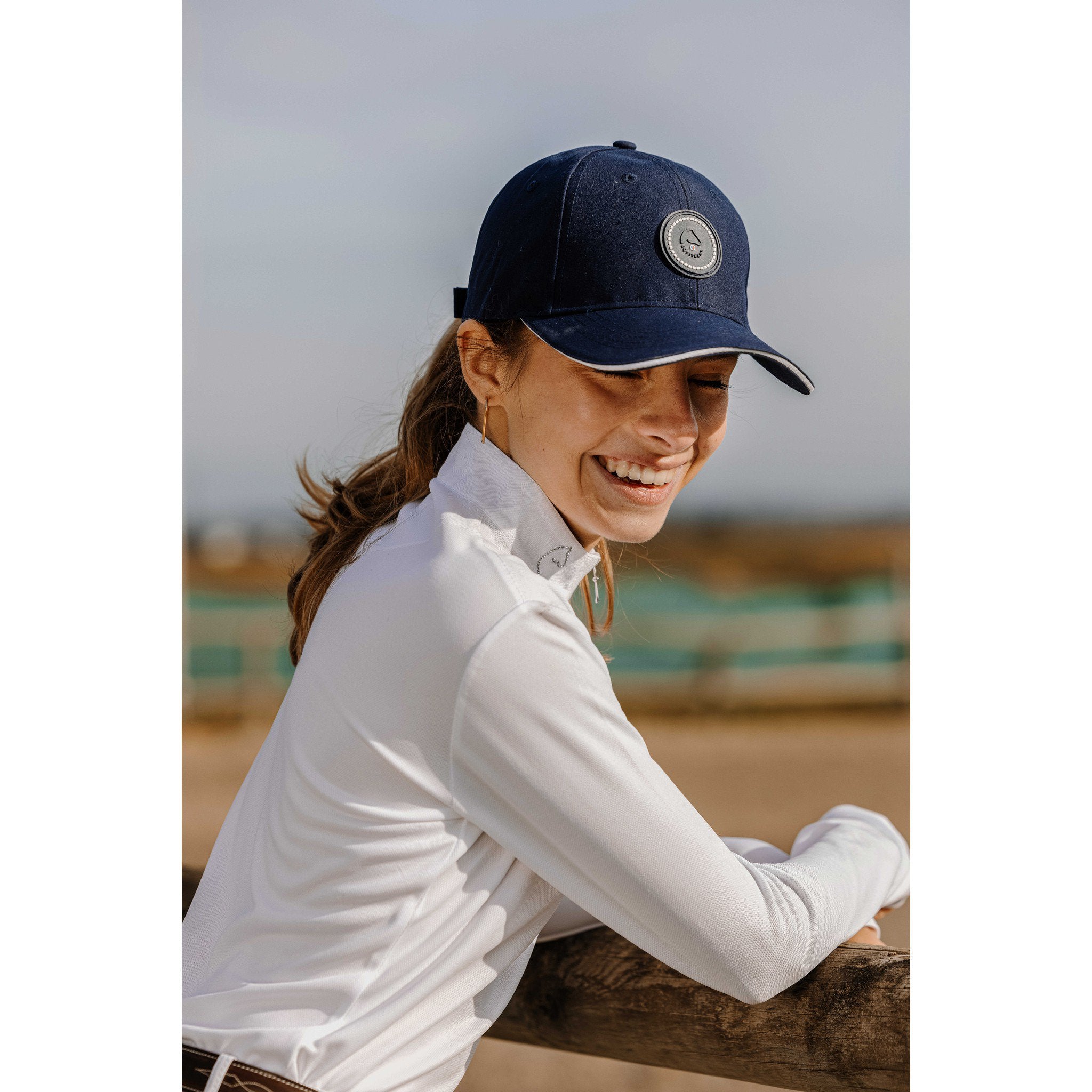 EQUITHÈME Buffy Show Poloshirt - Ladies White 962092012
