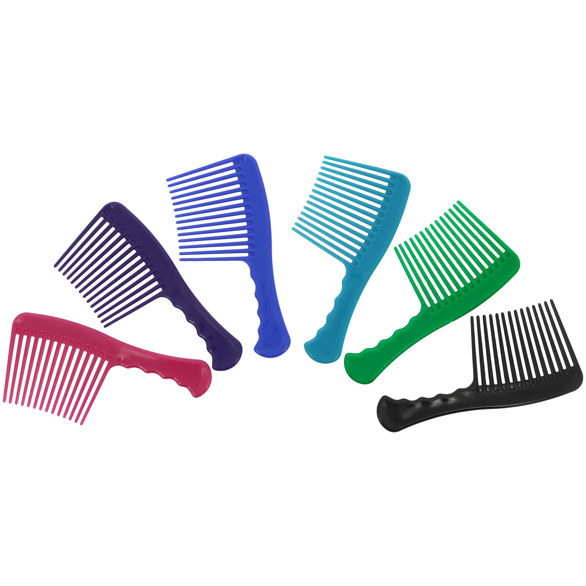 Hippo-Tonic Soft Wide-Tooth Comb Black 700104002