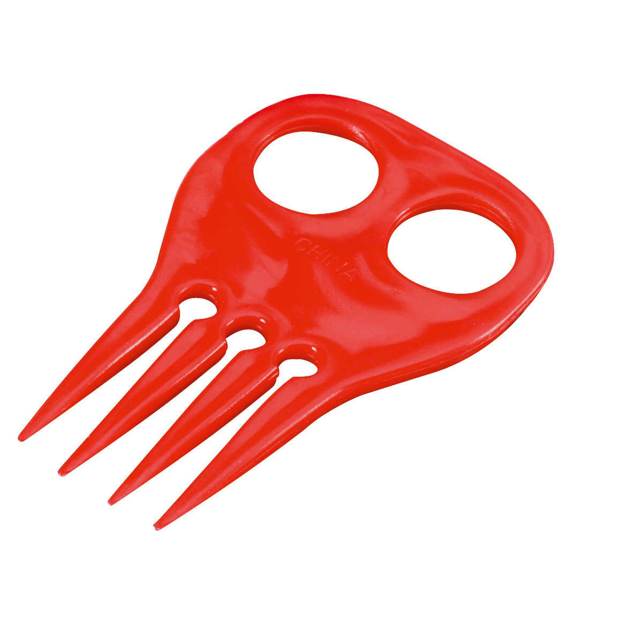 4-teeth mane plaiting comb Red 306773