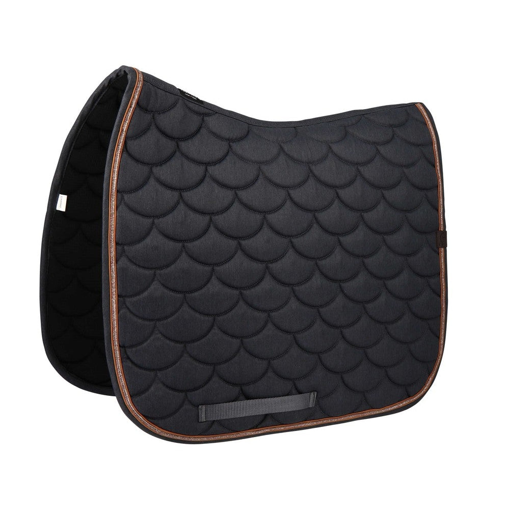 EQUITHÈME Khadi Dressage Saddle Pad Dark grey - 204764031_packshot_1
