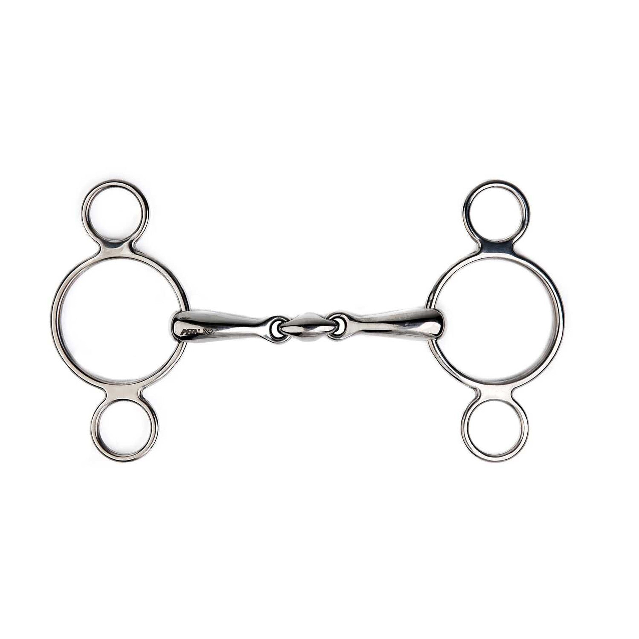 Metalab 3-Ring double jointed Gag Bit 590079135