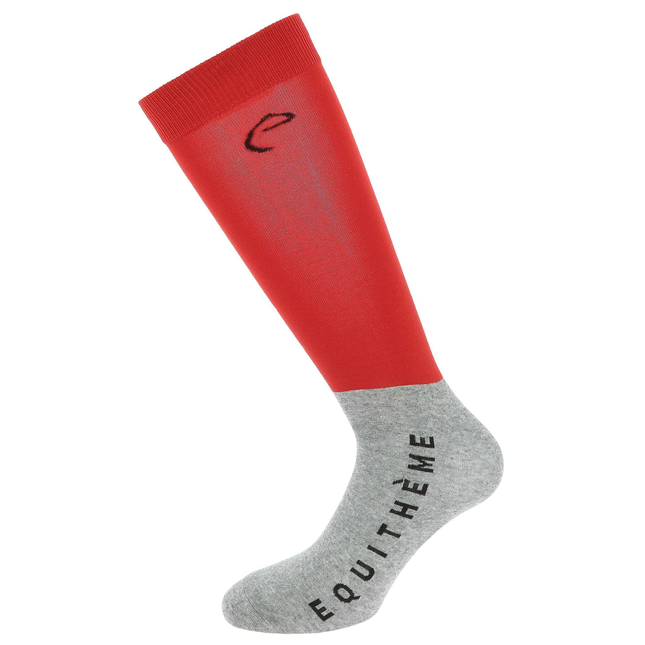 EQUITHÈME Competition Socks Red 986116031