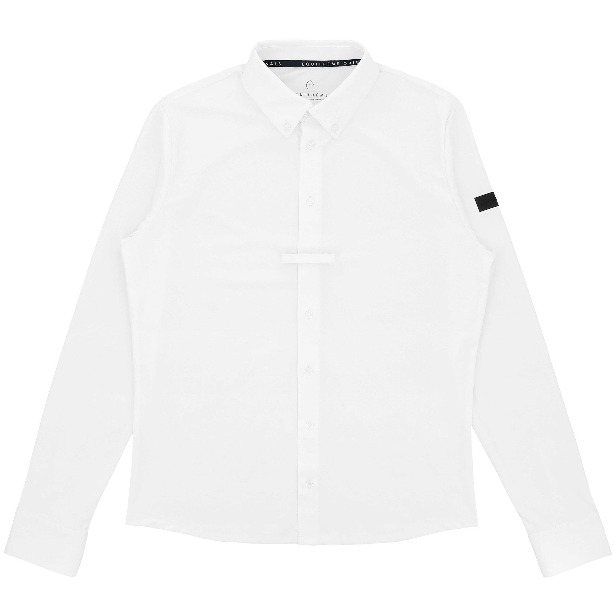 EQUITHÈME Milan Long-Sleeved Show Shirt White 962114013