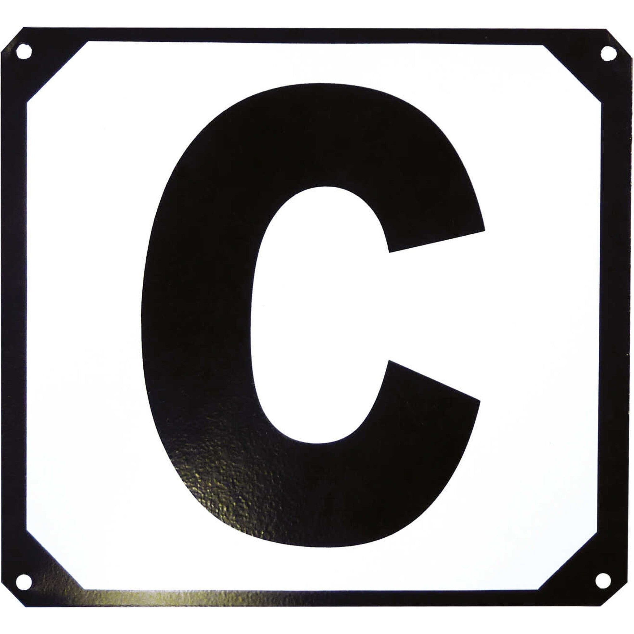 Hippo-Tonic Set of 12 arena letters on metallic support Nickel plated metallic 704161