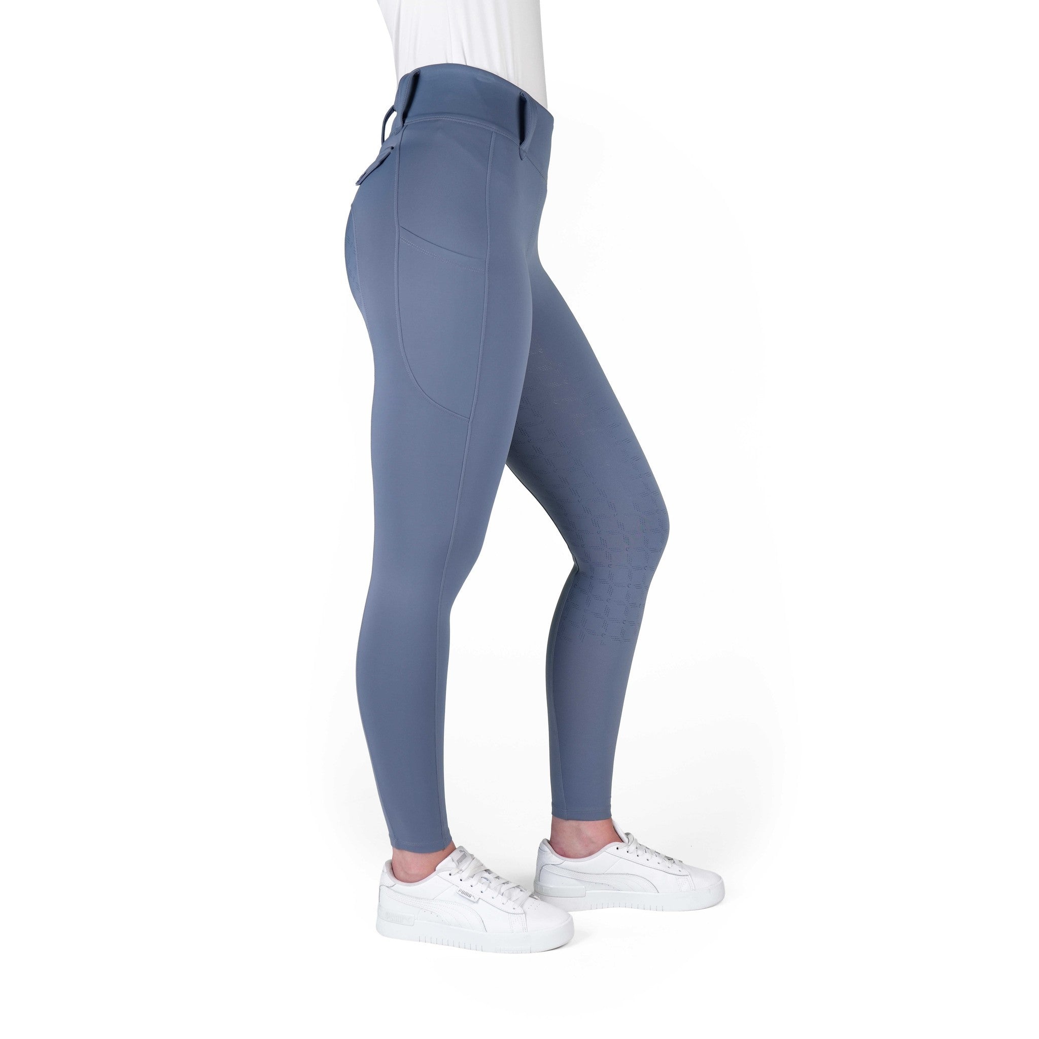 EQUITHÈME Alizé Full-Seat Leggings - Ladies Grey 979167836