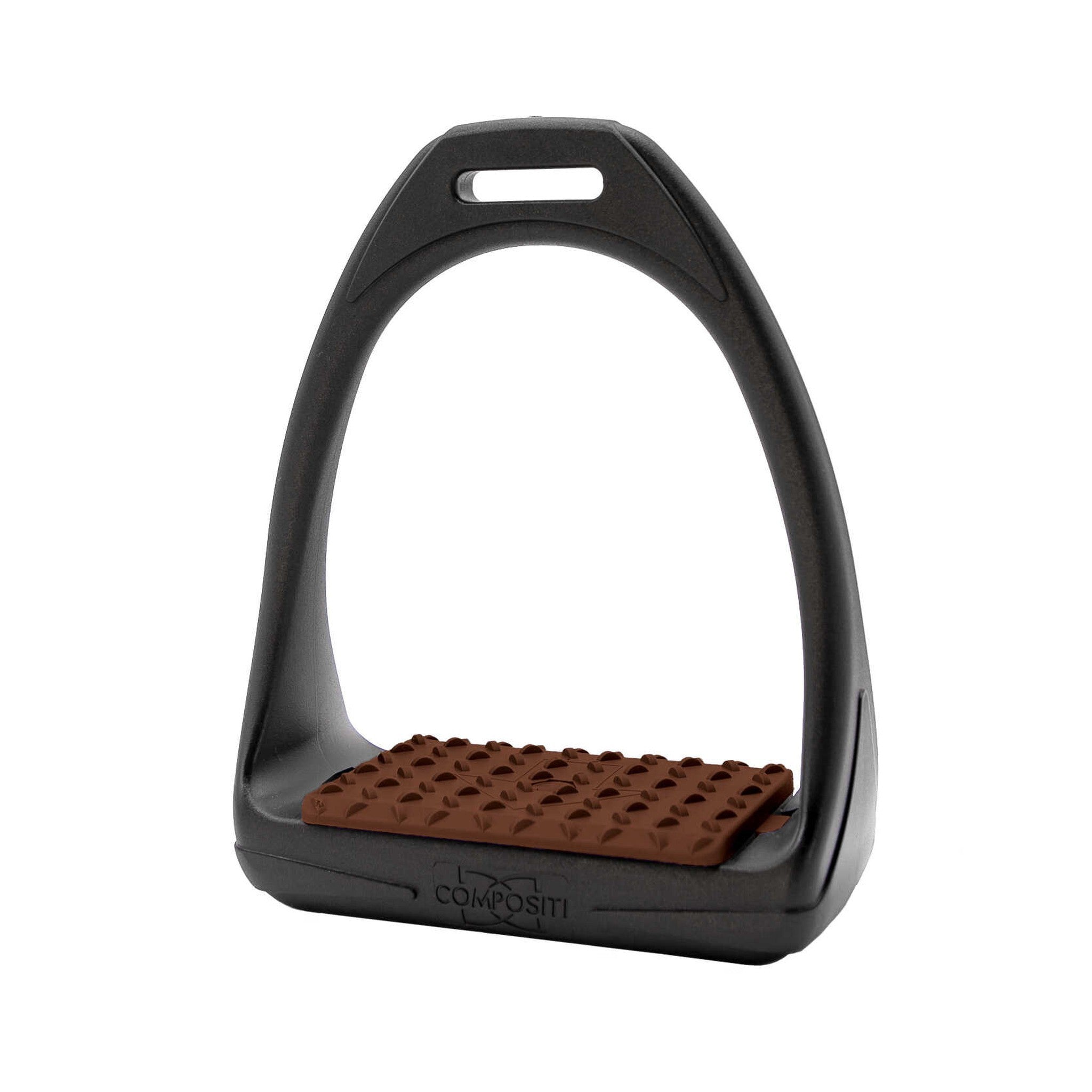 Compositi Reflex stirrups Black/chocolate 940557002