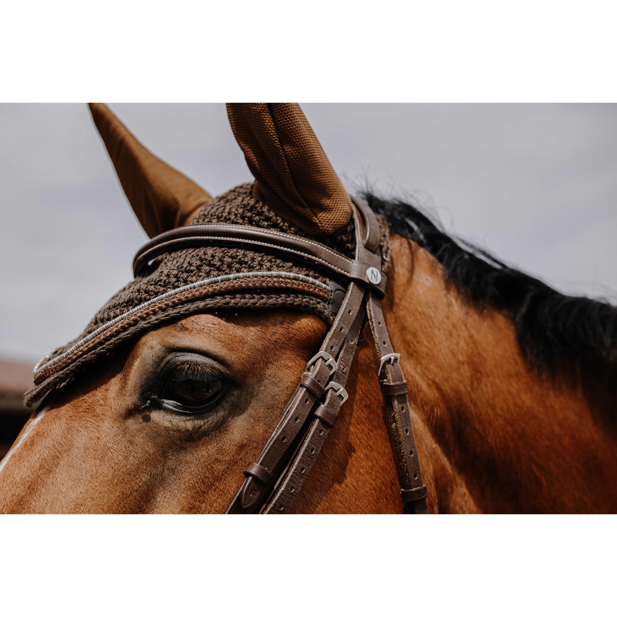 EQUITHÈME Hexalight fly veil chestnut brown 306882004