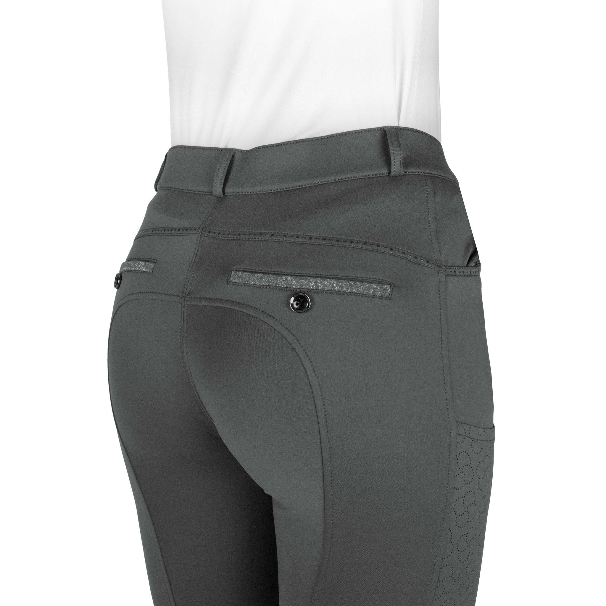 EQUITHÈME Capucine Breeches - Ladies [grisvert] 979861636