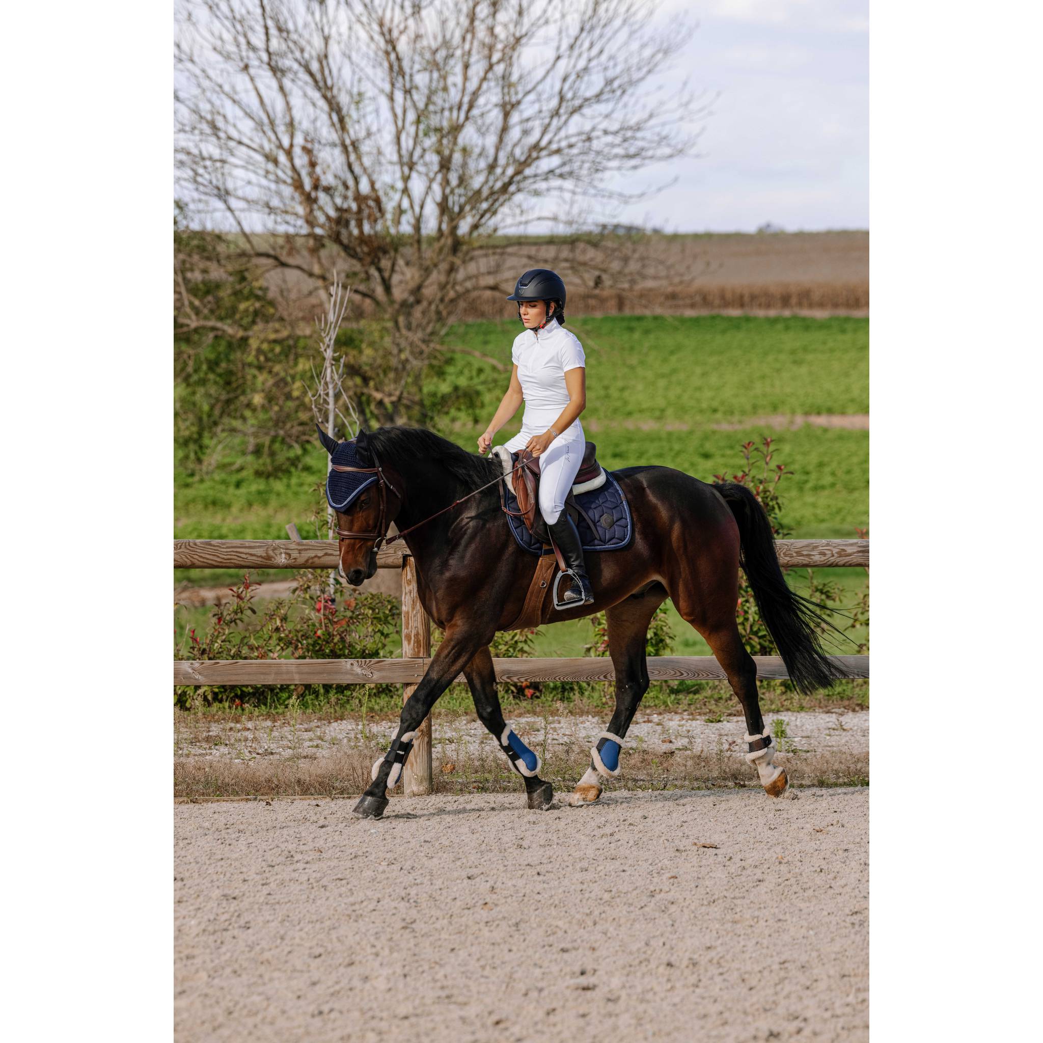 EQUITHÈME Tokyo Competition Polo - Women's Taupe - 962117271_ambi_13