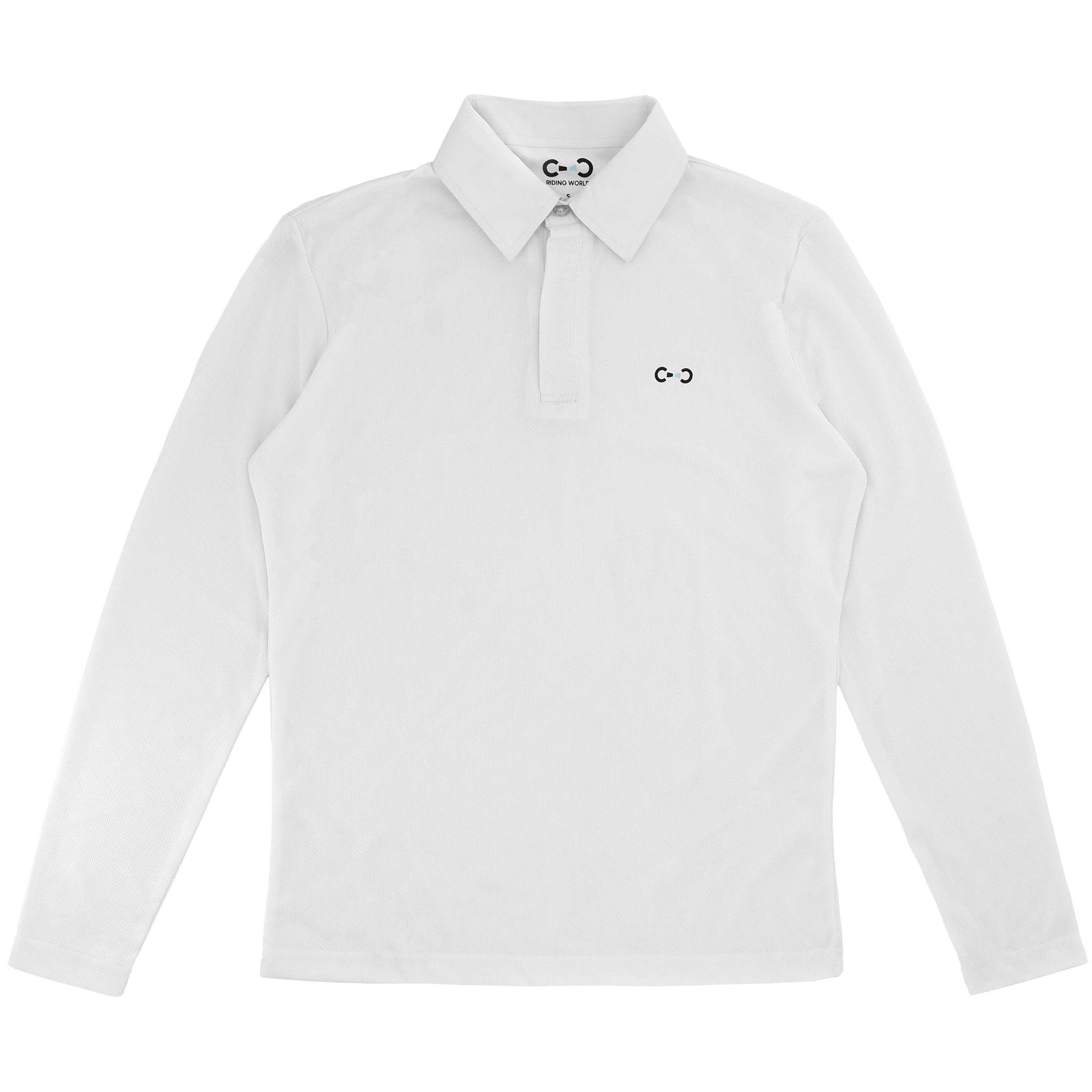 Riding World Romeo Show Polo Shirt - Men White 962131013