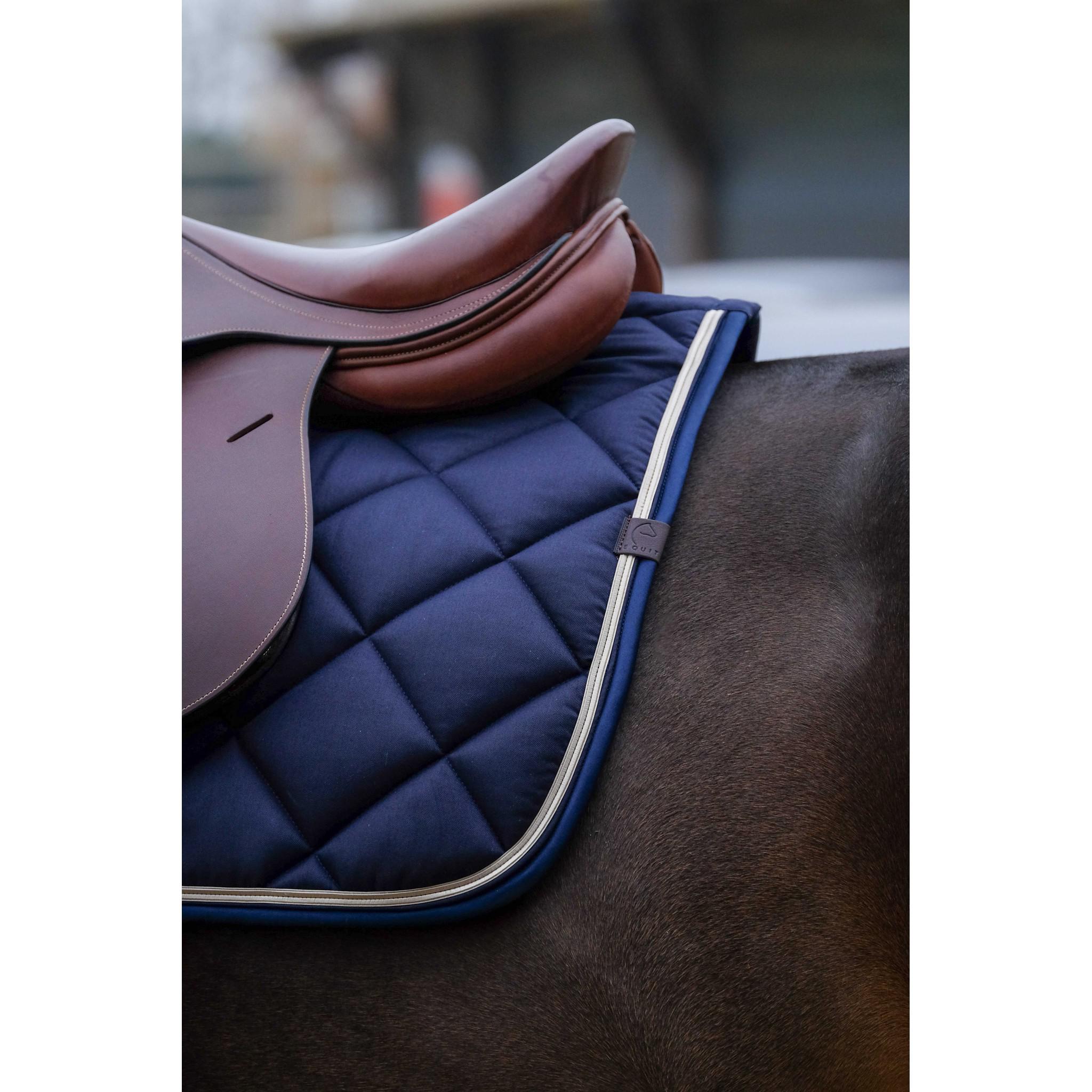 EQUITHÈME Classic Saddle pad - All purpose Navy blue 204773007