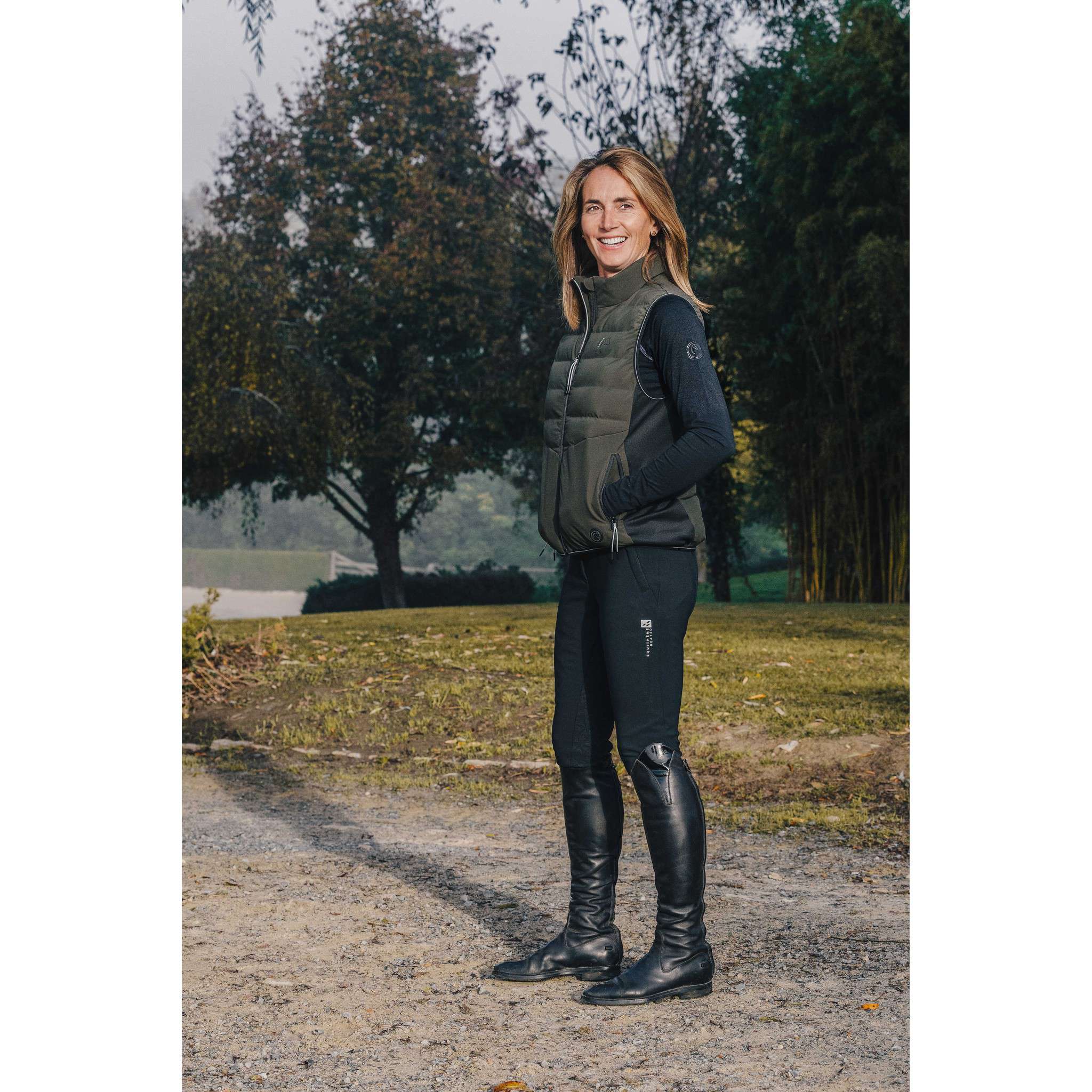 EQUITHÈME Sierra Heated Riding Breeches - Ladies Black 981100238