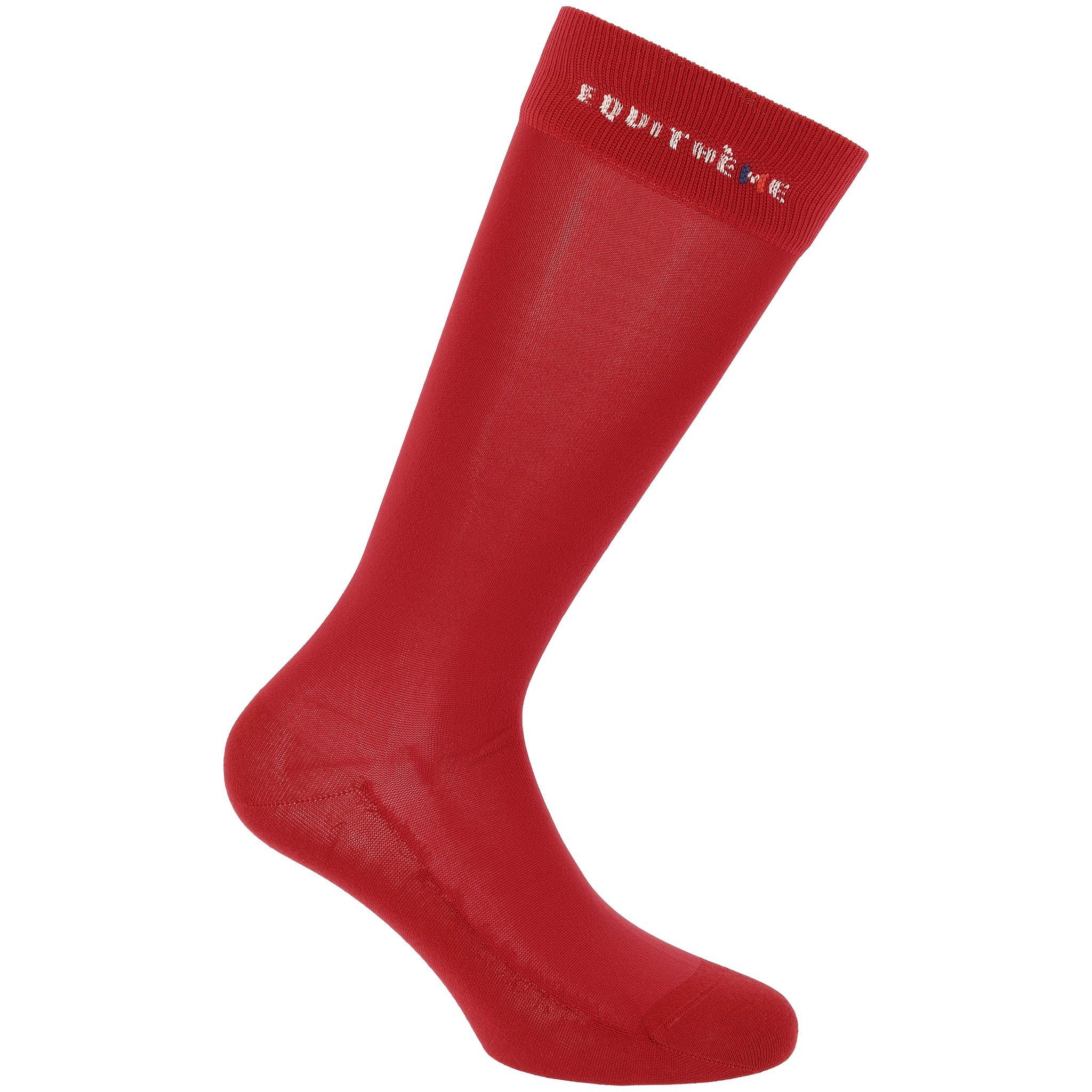 EQUITHÈME Classic Socks Red 986411003