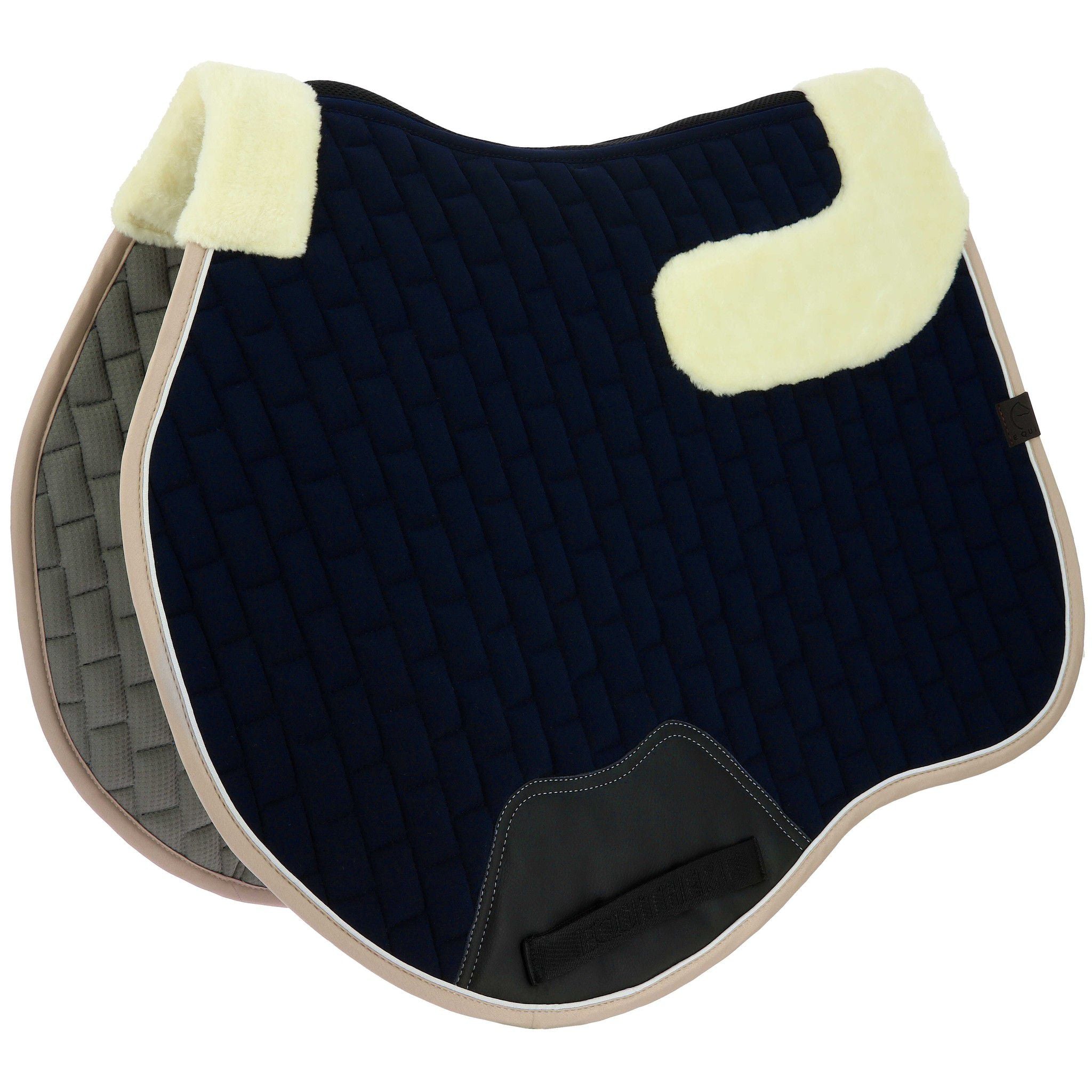 EQUITHÈME Dinard Saddle Pad - All purpose Navy blue 204007007