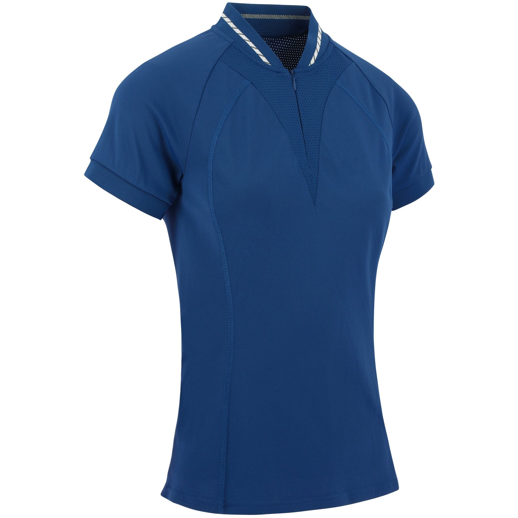 EQUITHÈME Elodie Polo Shirt - Women - Blue - 962086064_packshot_1