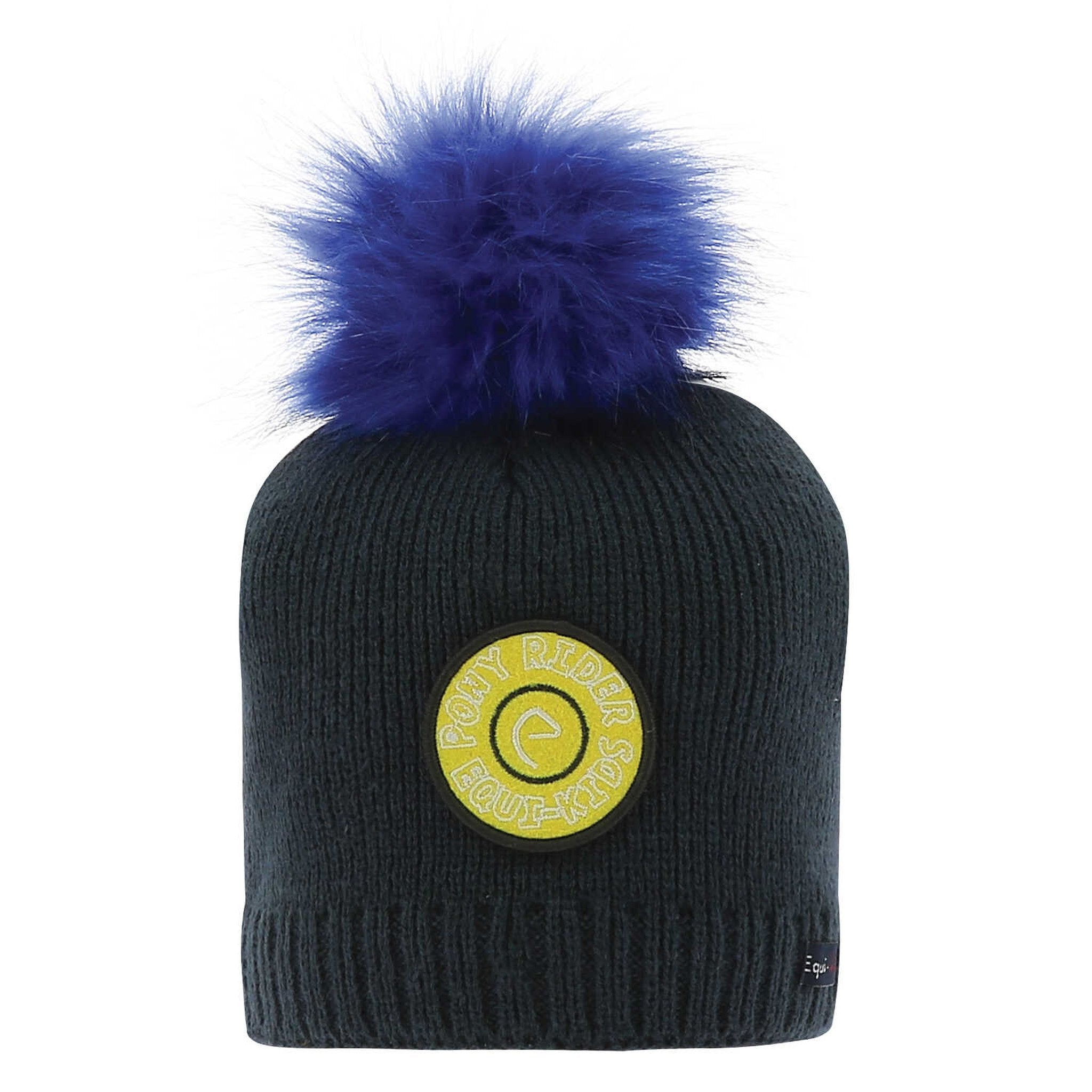 Equi-Kids Pony Rider Pom-Pom Beanie - Navy blue - 985125007_packshot_1