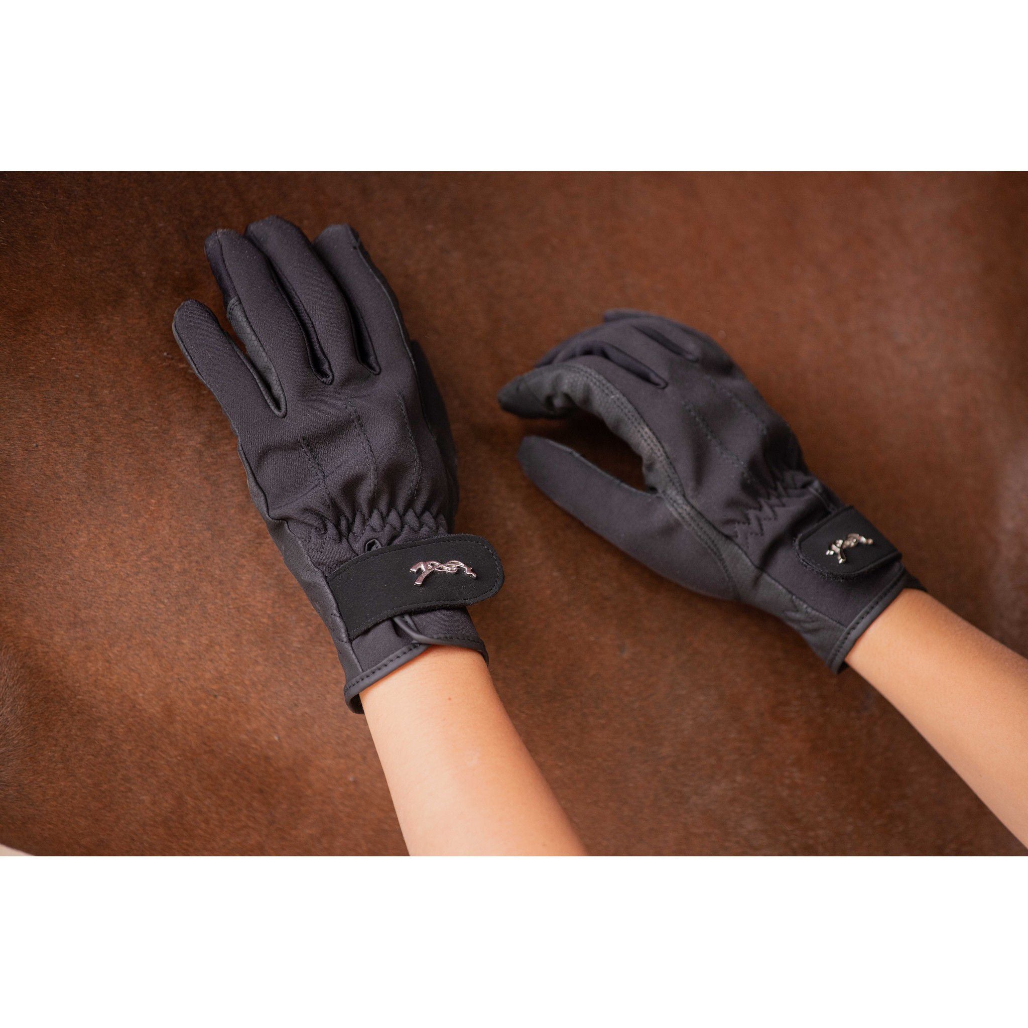 Eden by Pénélope Winter gloves - Children Black 980650255