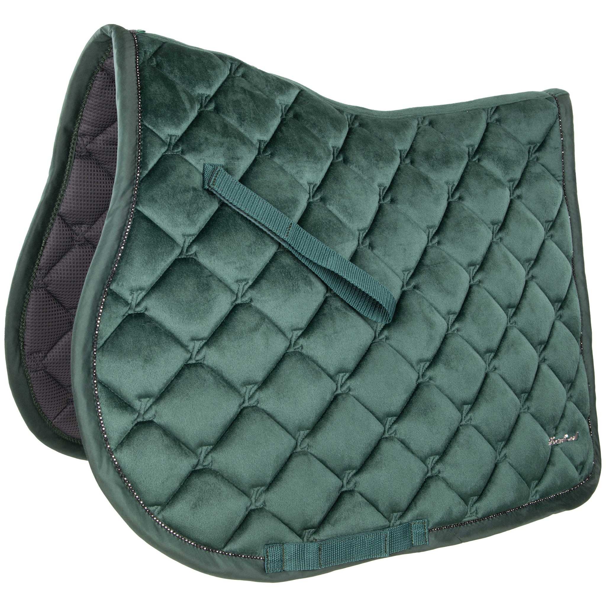 Lami-Cell Galaxy Velvet Saddle Pad - All purpose Dark green 220033309