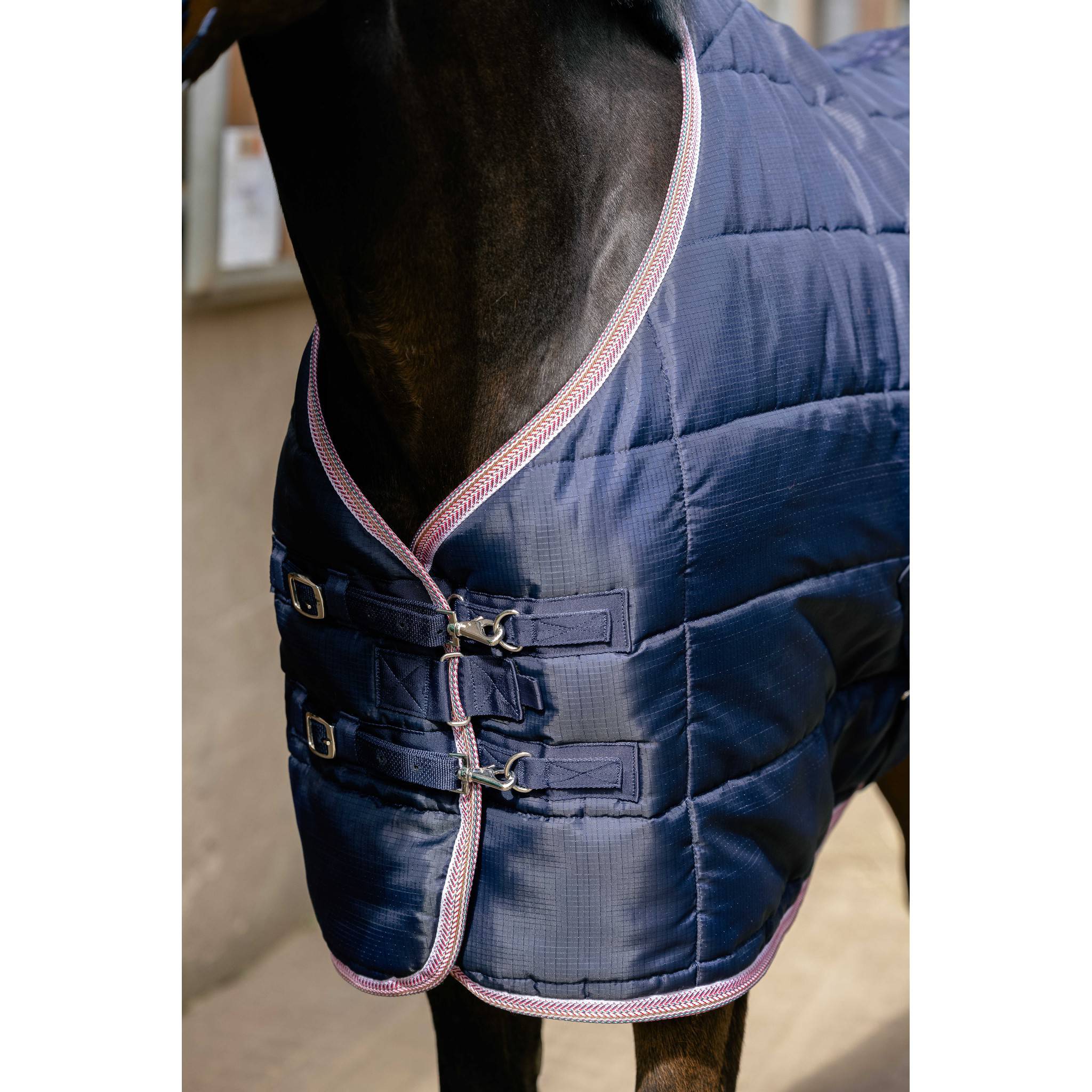 EQUITHÈME Stable Rug - Aztec Navy blue 400883763