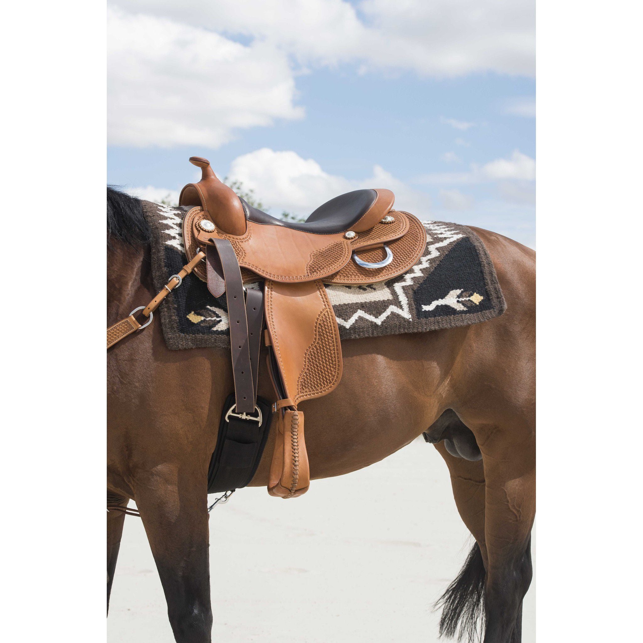Westride Aurora Saddle by Franck Perret Chestnut 800043016