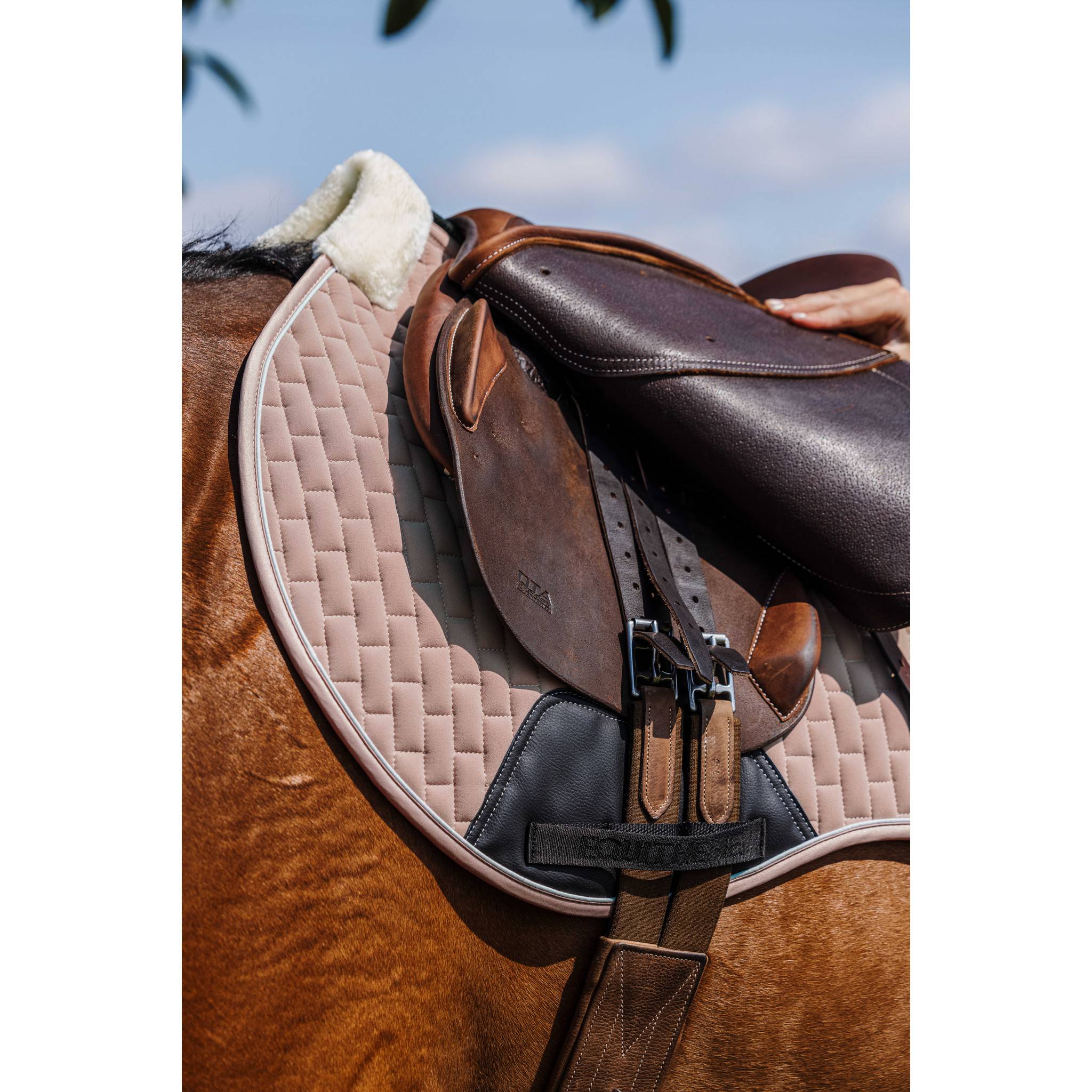 EQUITHÈME Dinard Saddle Pad - All purpose Beige 204007005
