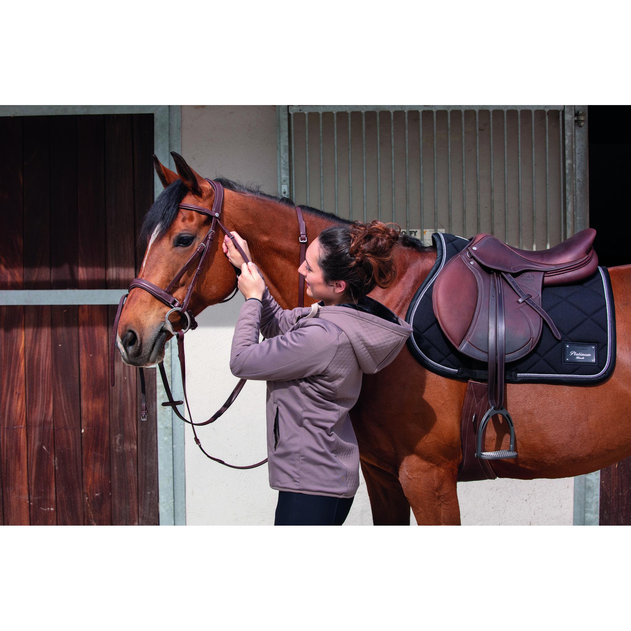 Eric Thomas DTA Jump Saddle - Doubled Leather Havana - 129318170_ambi_1