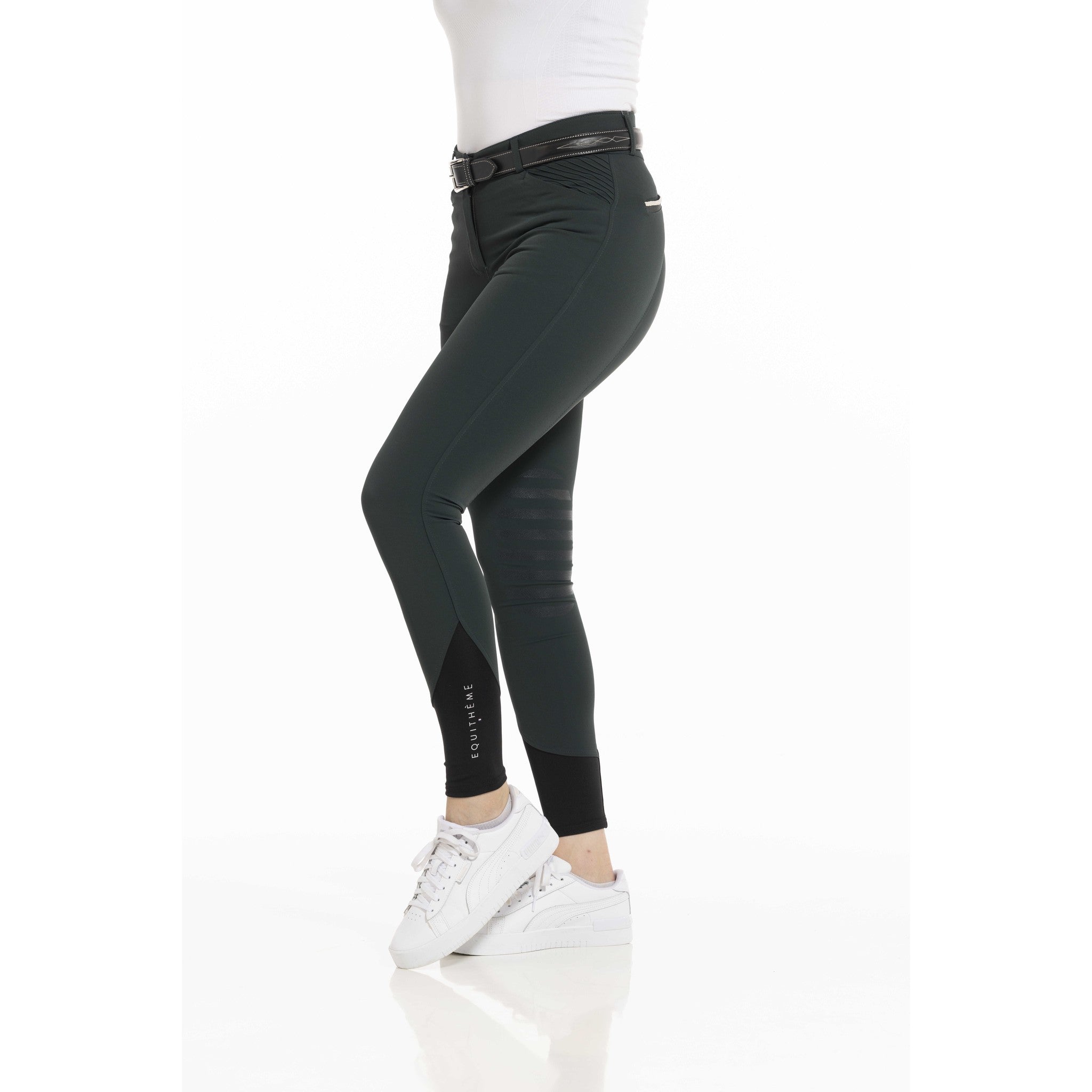 EQUITHÈME Joséphine Riding Pants - Women - Dark green - 979460936_packshot_4