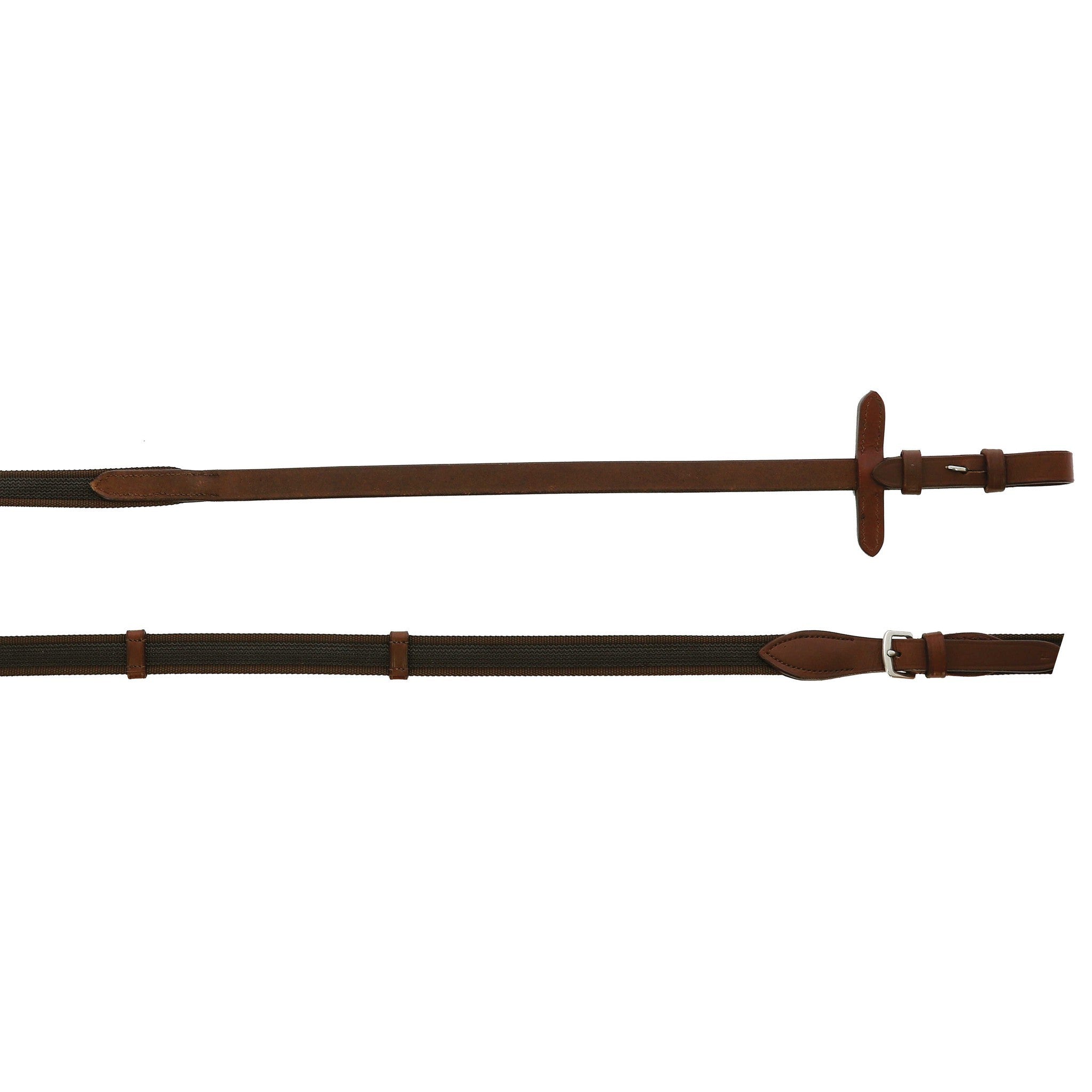 Norton Pro grip reins Brown/brown 305600418