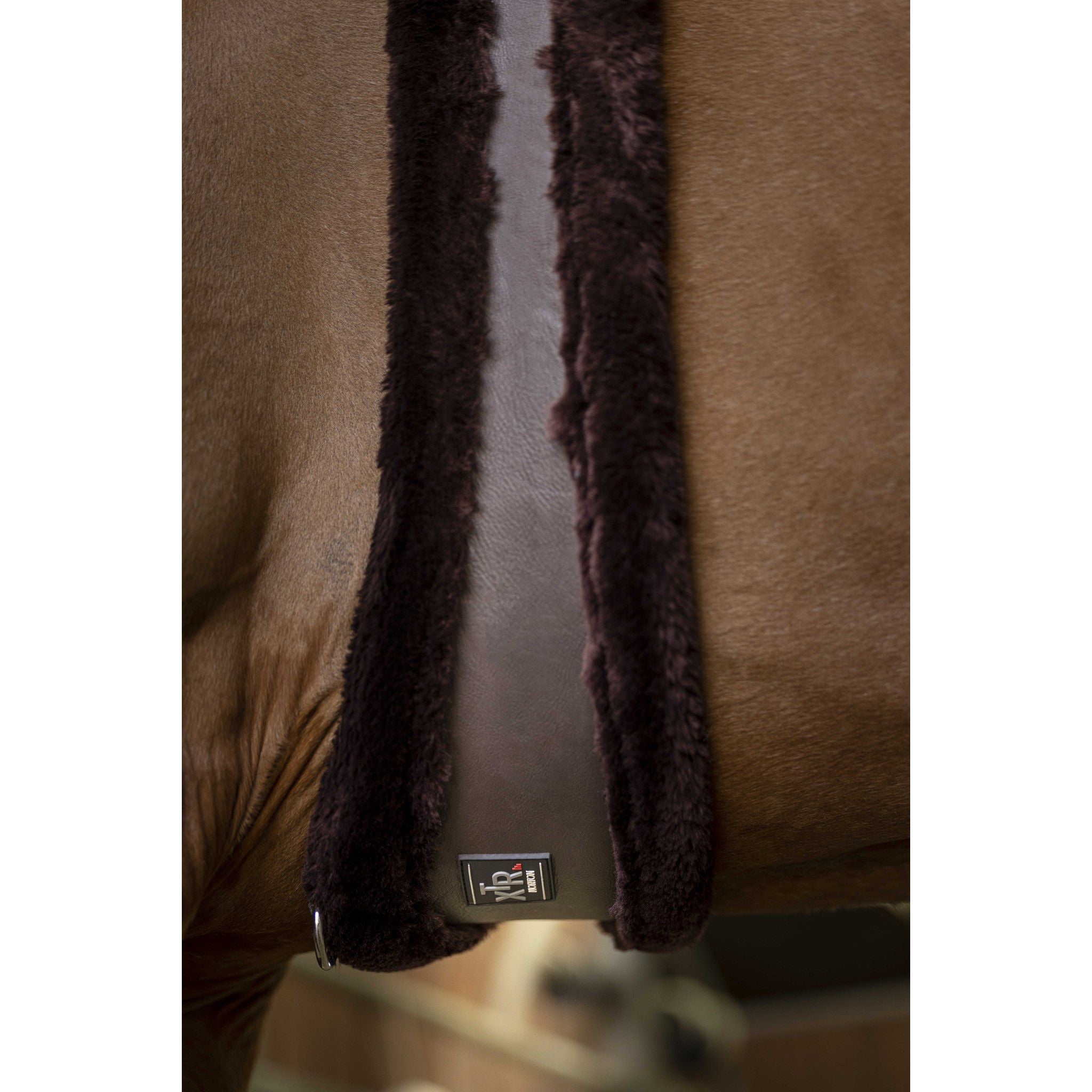 Norton XTR synthetic sheepskin girth Havana/Havana 203225435