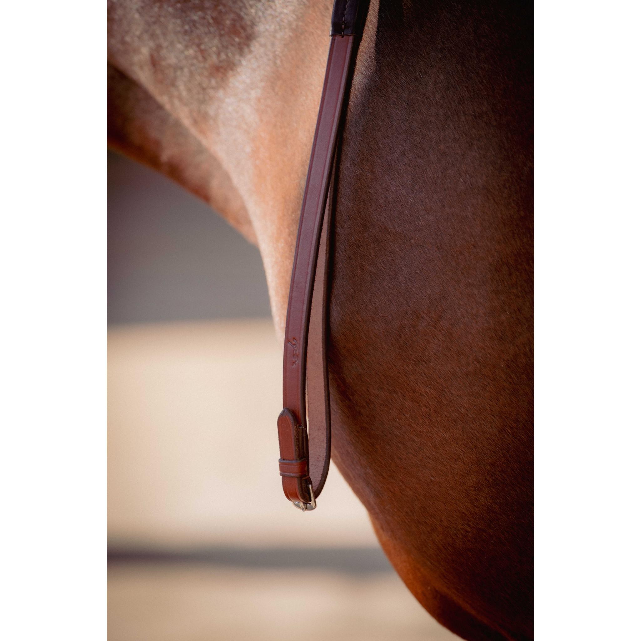 Pénélope US rubber reins Chestnut 301635317