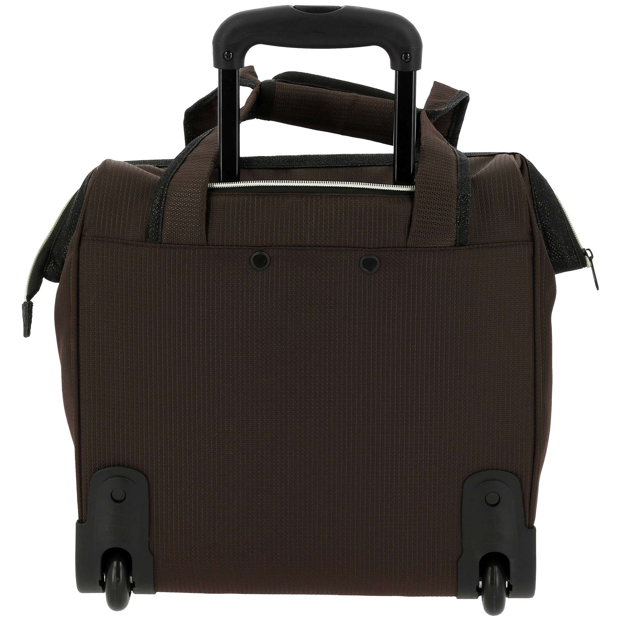 EQUITHÈME Grooming Bag with Wheels Brown 700018004