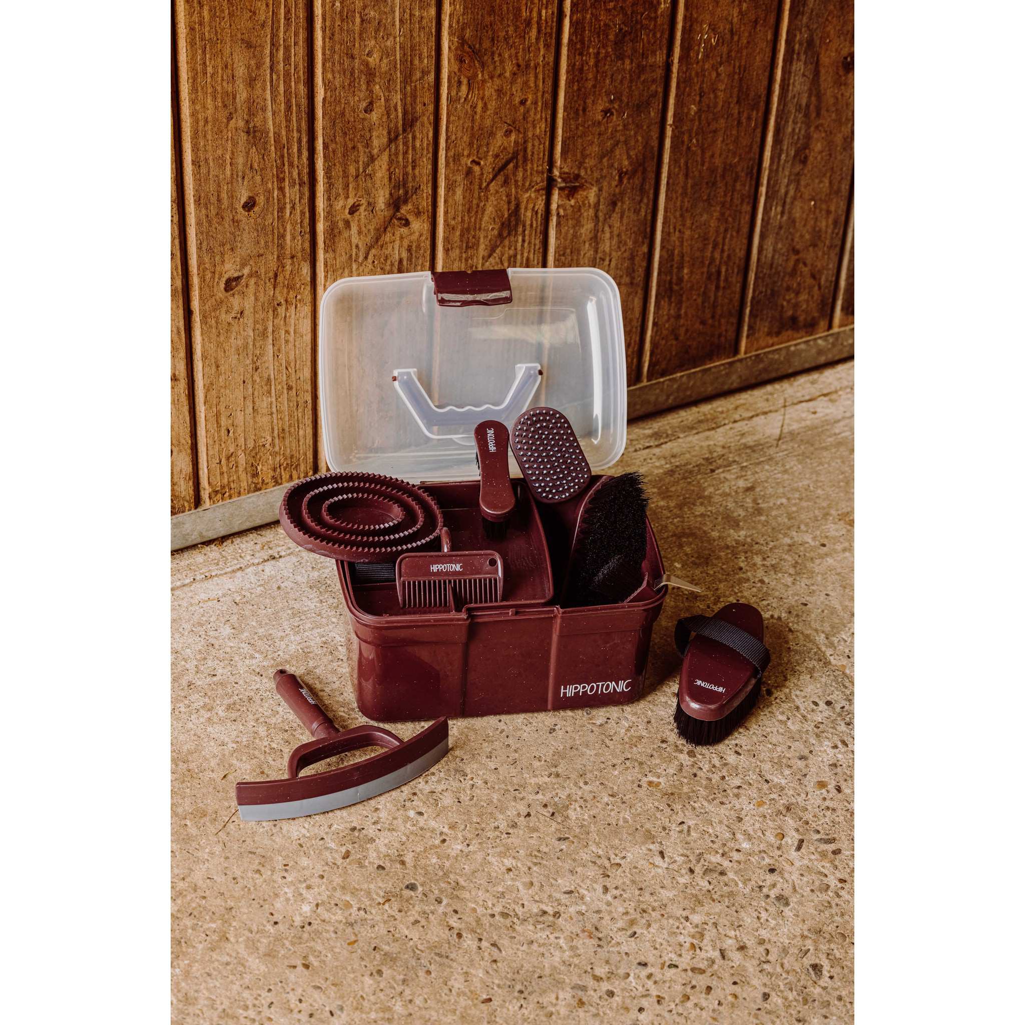 Hippo-Tonic Glitter Sweat Scraper Burgundy 700678133