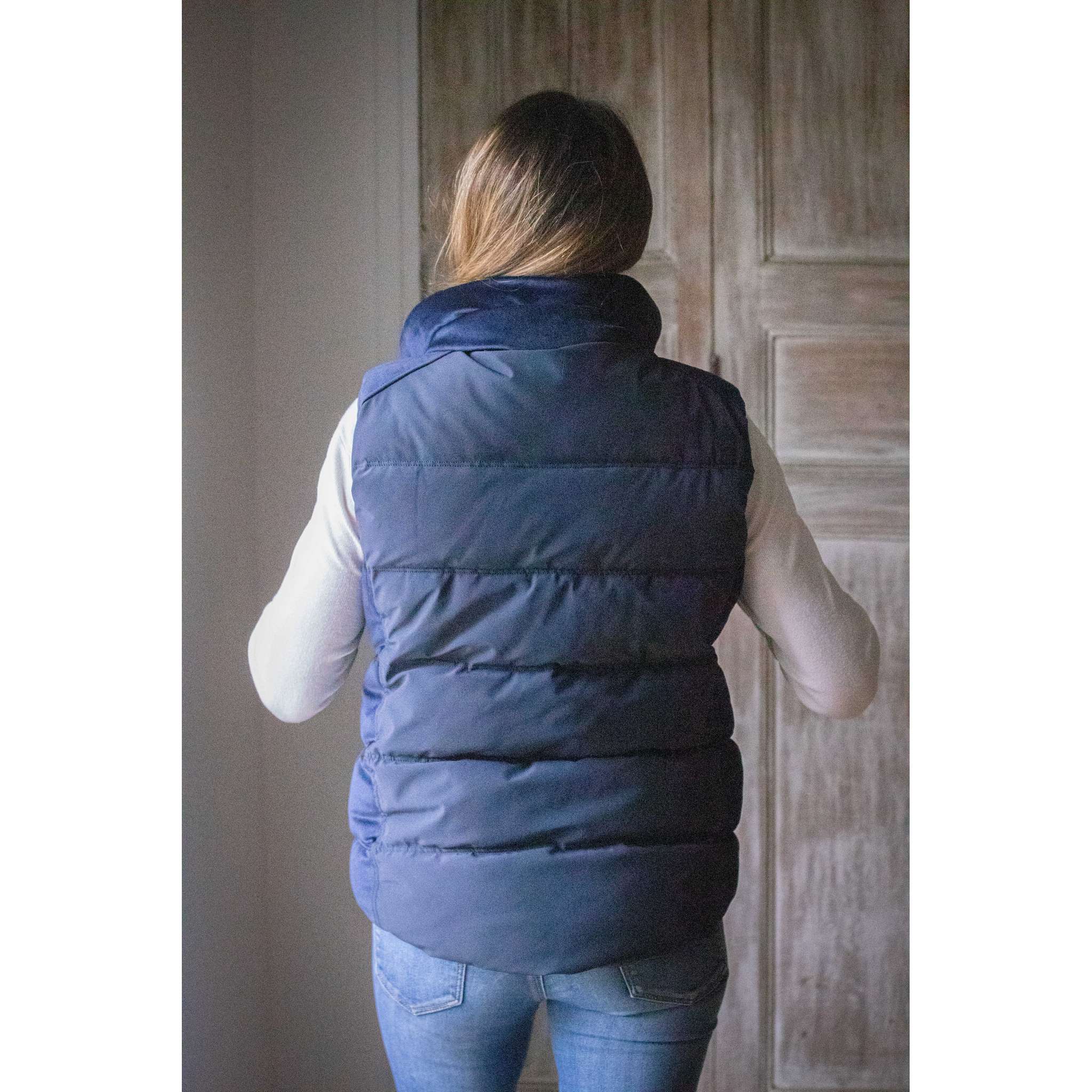 Penelope Sonia Women's Puffer Vest Navy blue - 978819071_ambi_5