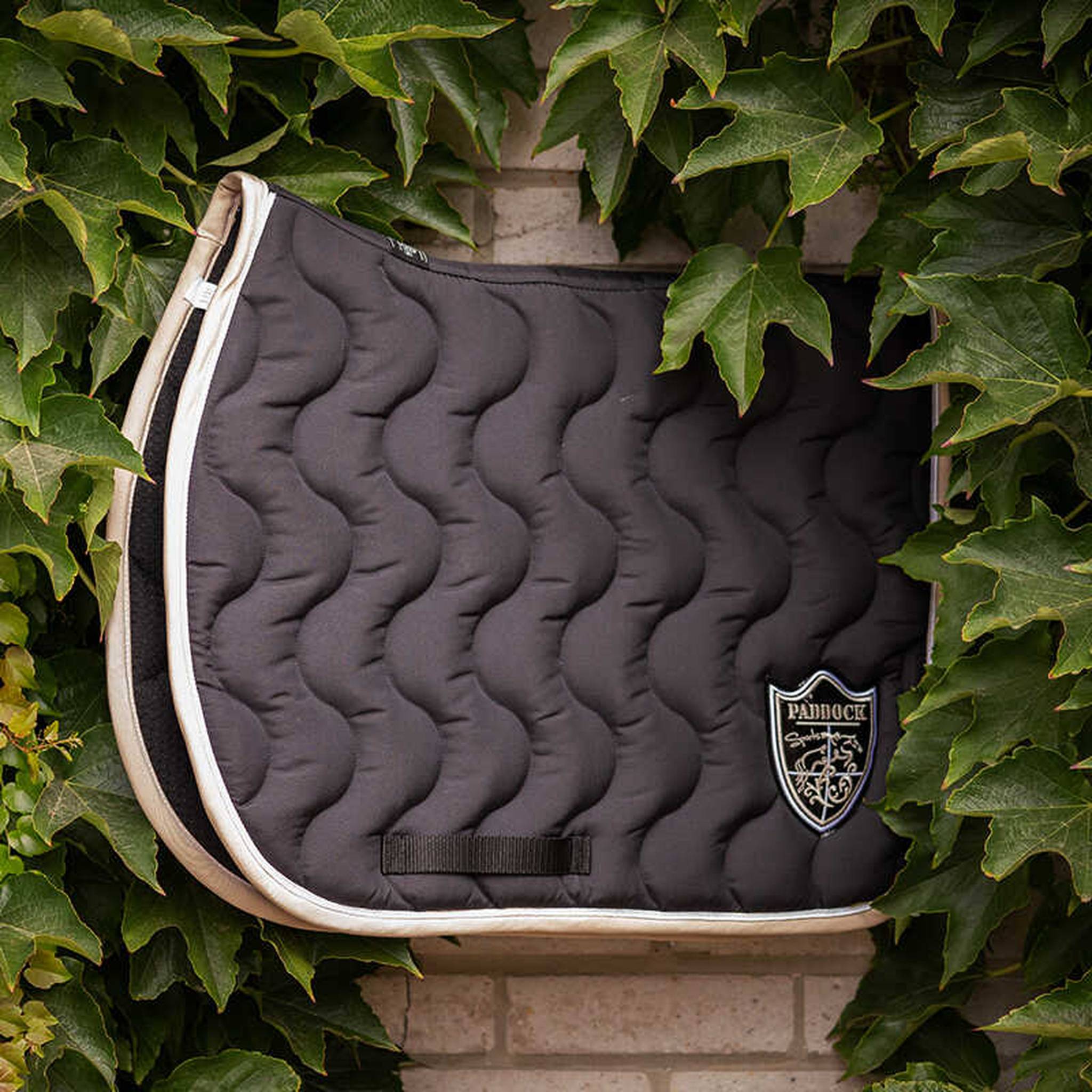 Paddock Sports Origin Saddle Pad with Crest - All-Purpose Black - 204742002_ambi_8